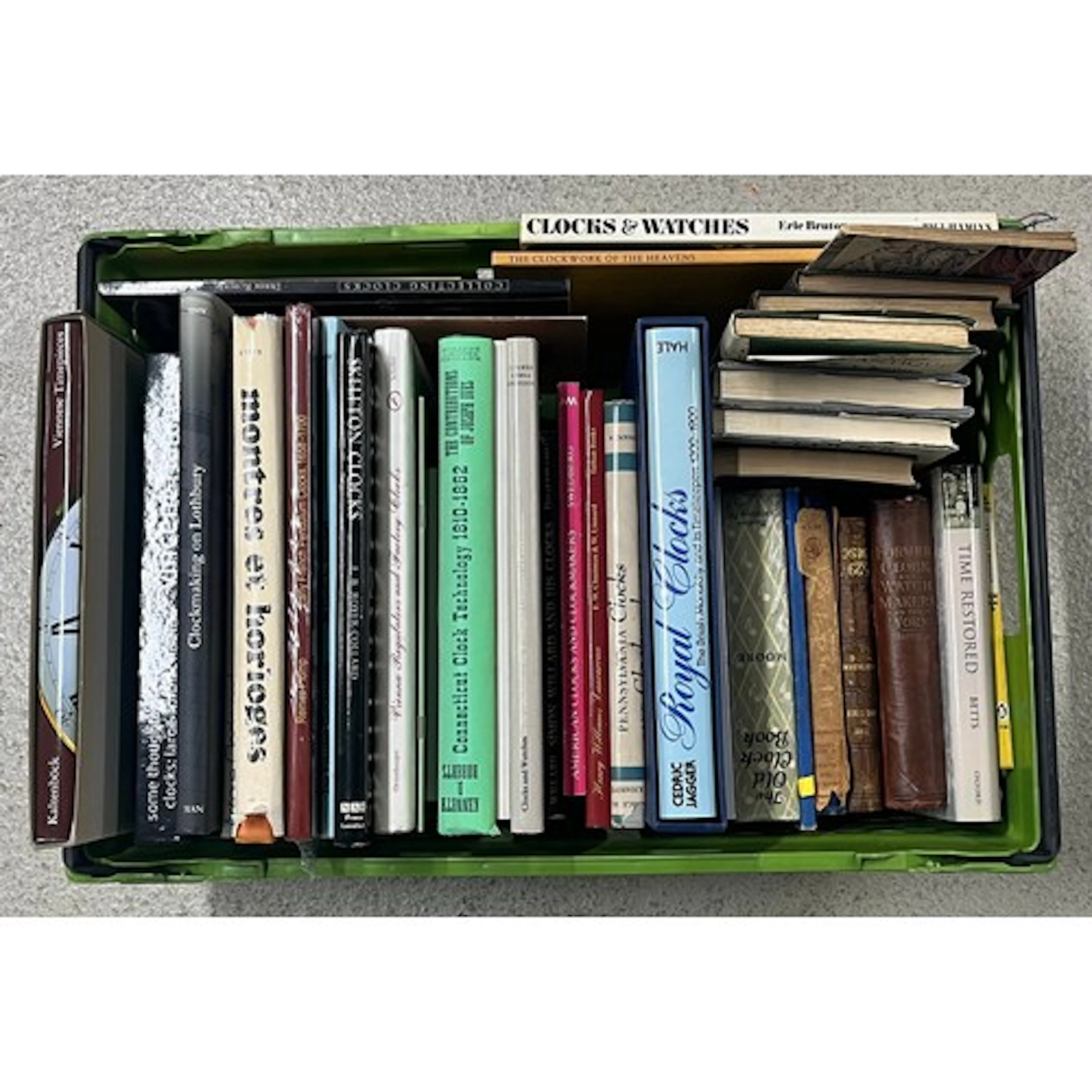 Quantity of clock related reference books to include Cedric ...