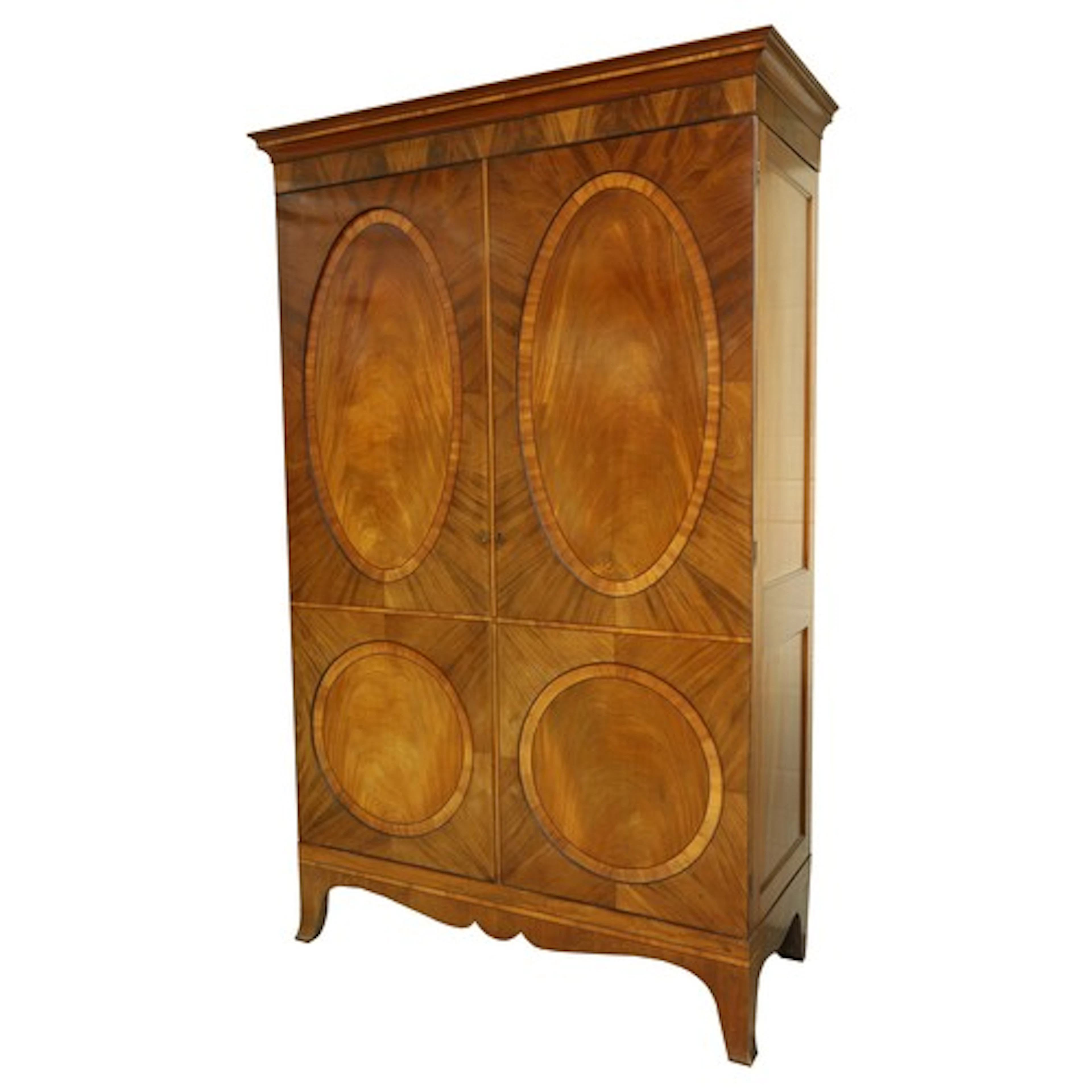 Early 19th century mahogany "Channel Islands Wardrobe", the ...
