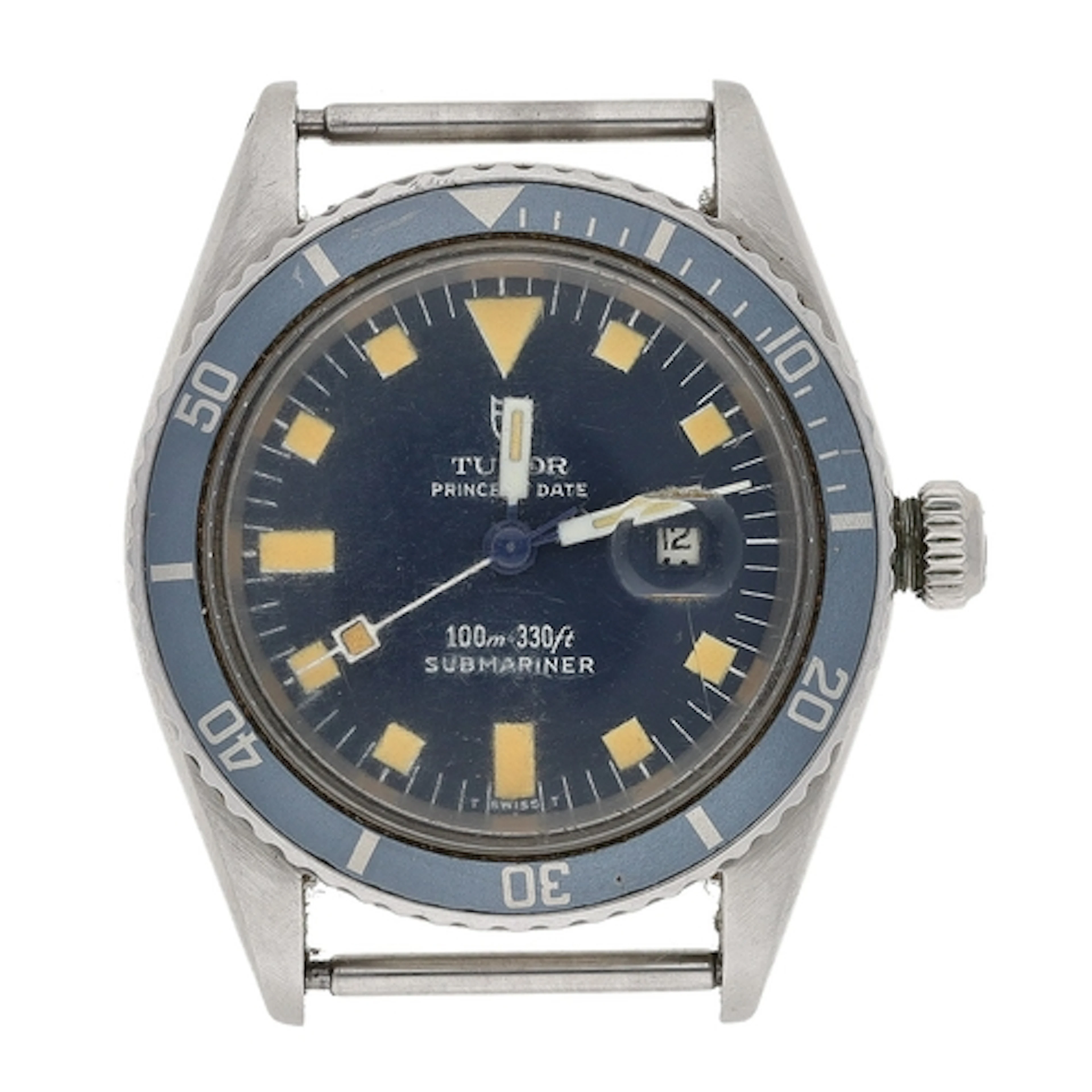 Tudor Princess Date Submariner 'Snowflake' 100m=330ft stainl...