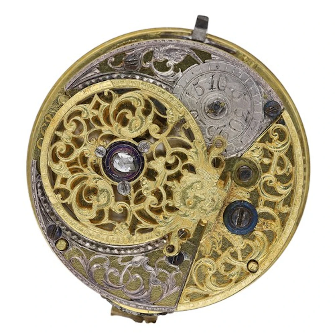 John Ellicott, London - fusee verge pocket watch movement, s...
