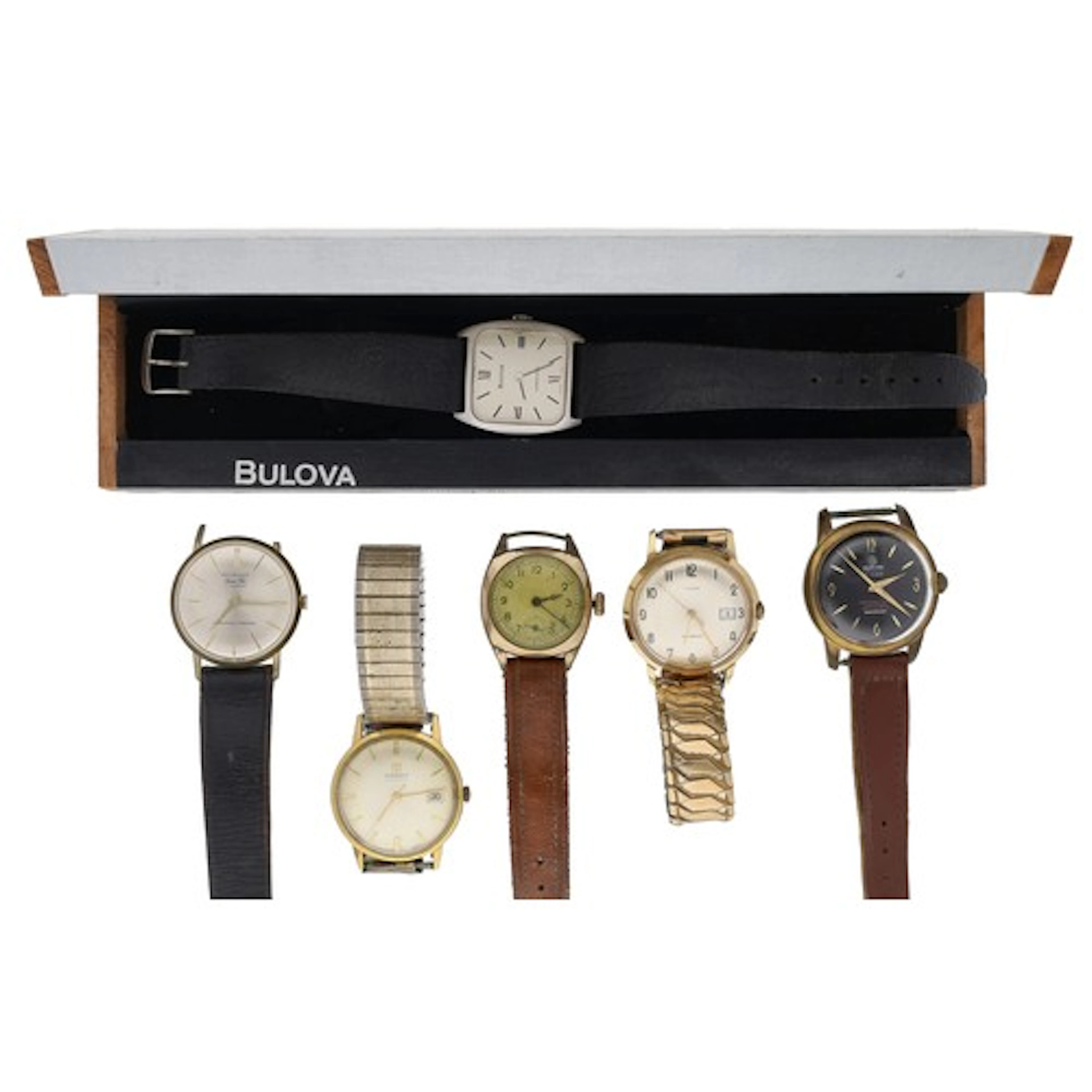 Bulova Longchamp base metal and stainless steel gentleman's ...