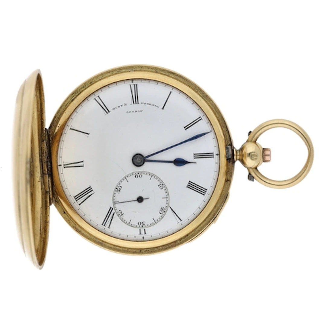 Hunt & Roskell, London - Victorian small 18ct quarter re...