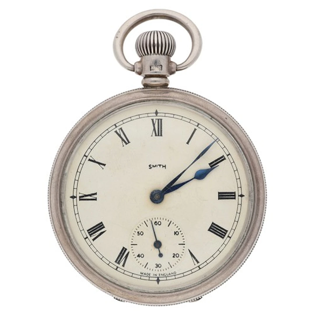 Smith silver lever pocket watch, Birmingham 1921, unsigned m...