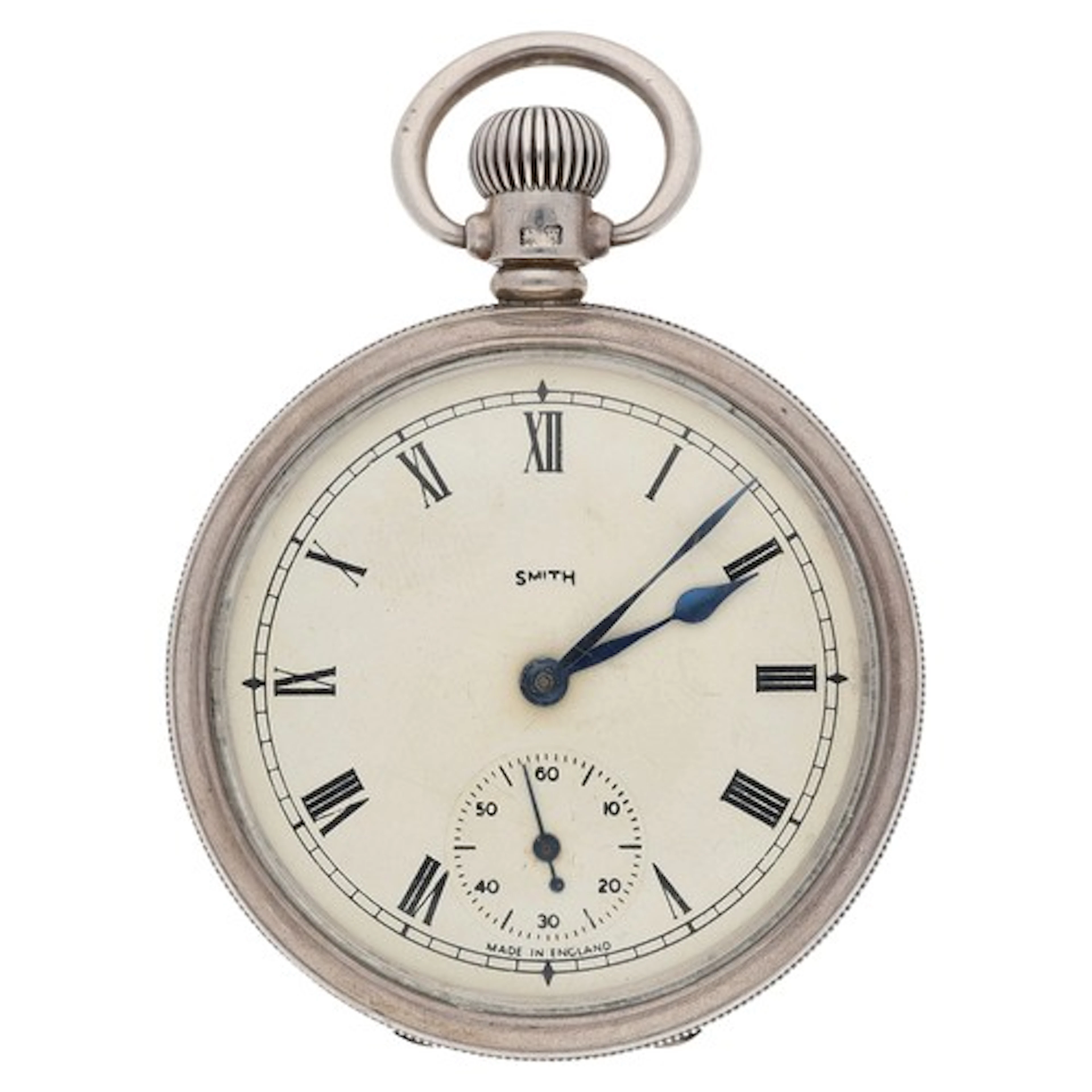 Smith silver lever pocket watch, Birmingham 1921, unsigned m...