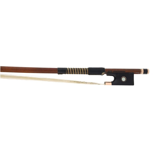 Good English gold mounted violin bow by and stamped John Clu...