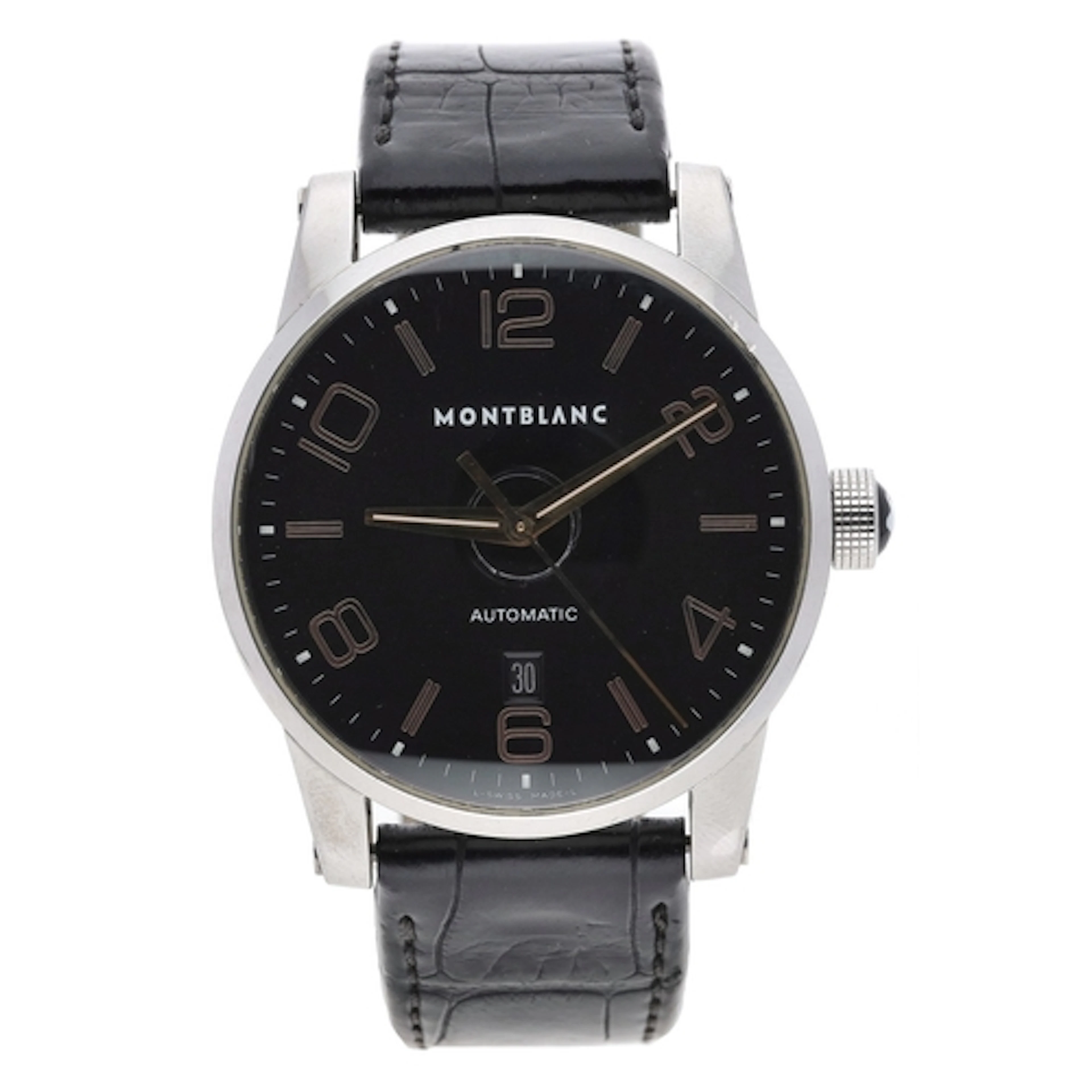 Montblanc Timewalker automatic stainless steel gentleman's w...