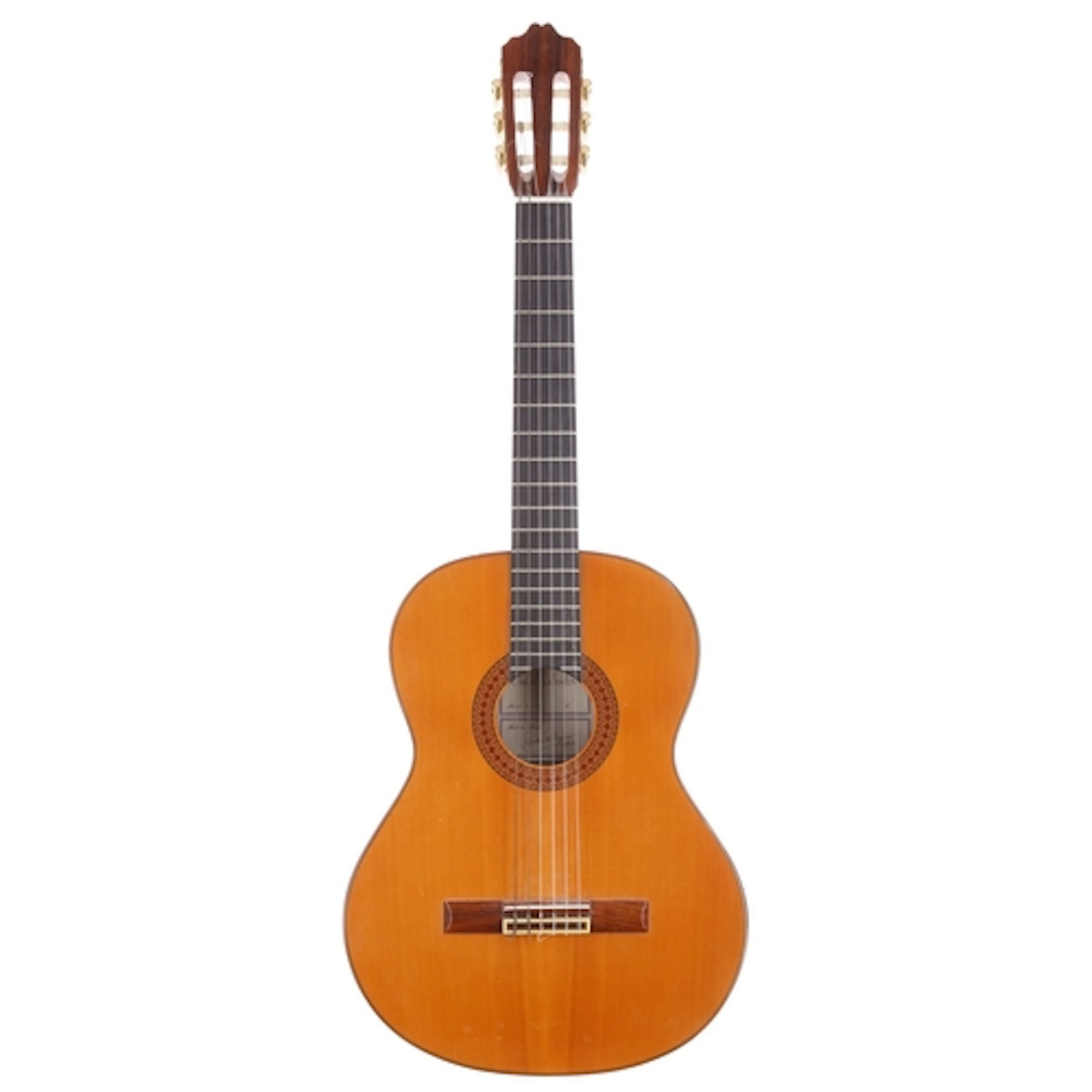 1989 Juan Salvador 6AR classical guitar, made in Spain; Back...