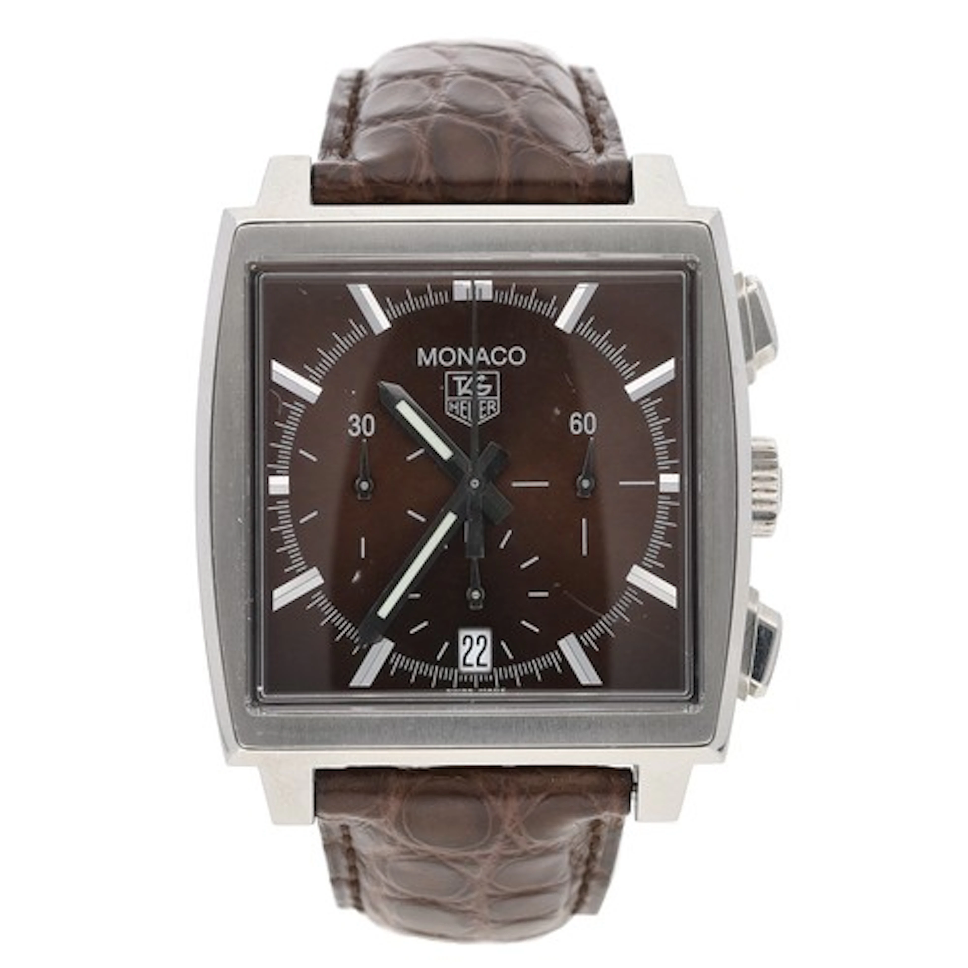 Tag Heuer Monaco Chronograph automatic stainless steel gentl...