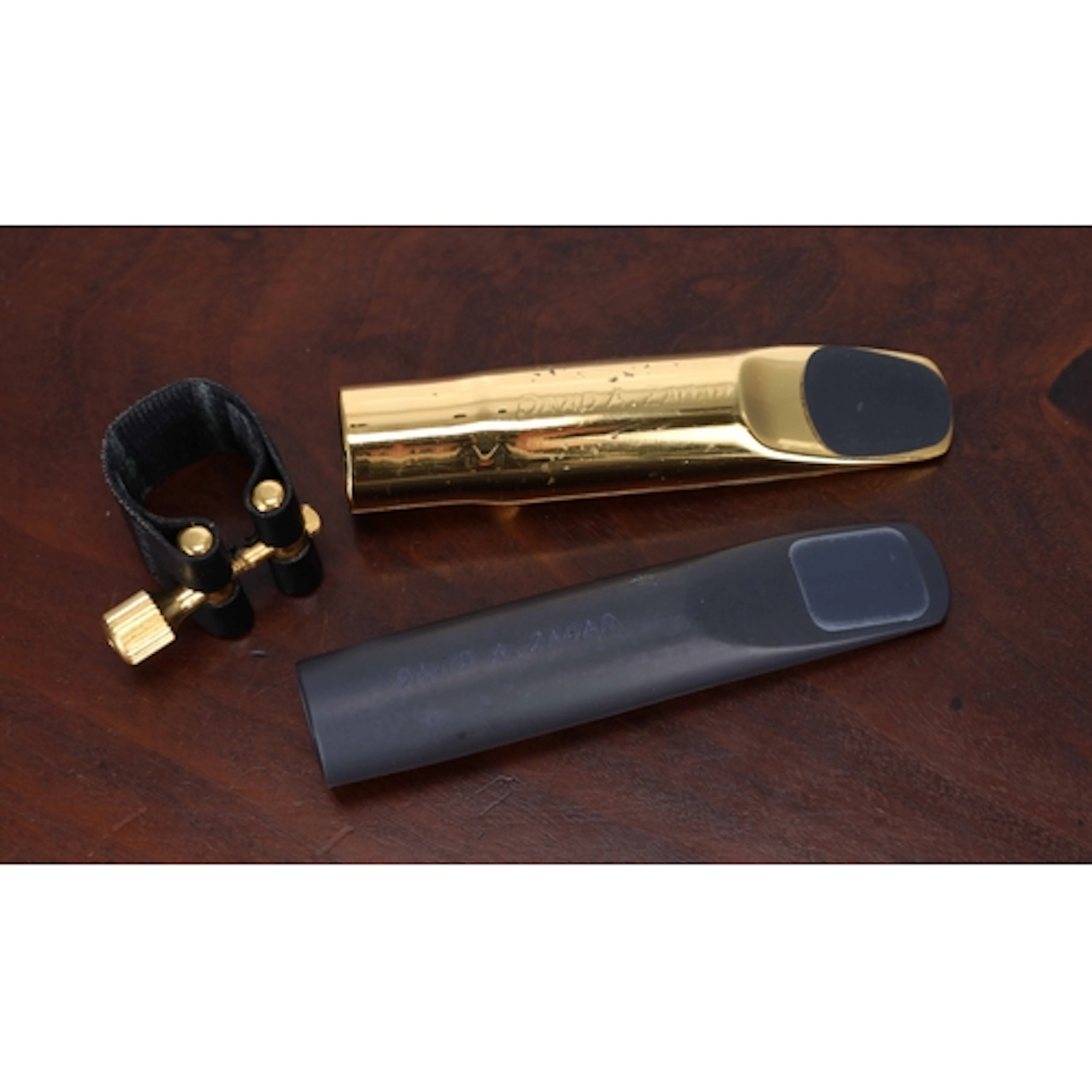 David A Zagar ceramic alto saxophone mouthpiece; also a Davi...