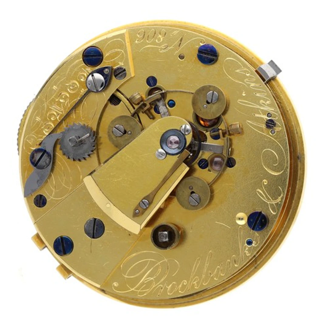 Brockbank & Atkins, London - fusee pocket chronometer mo...