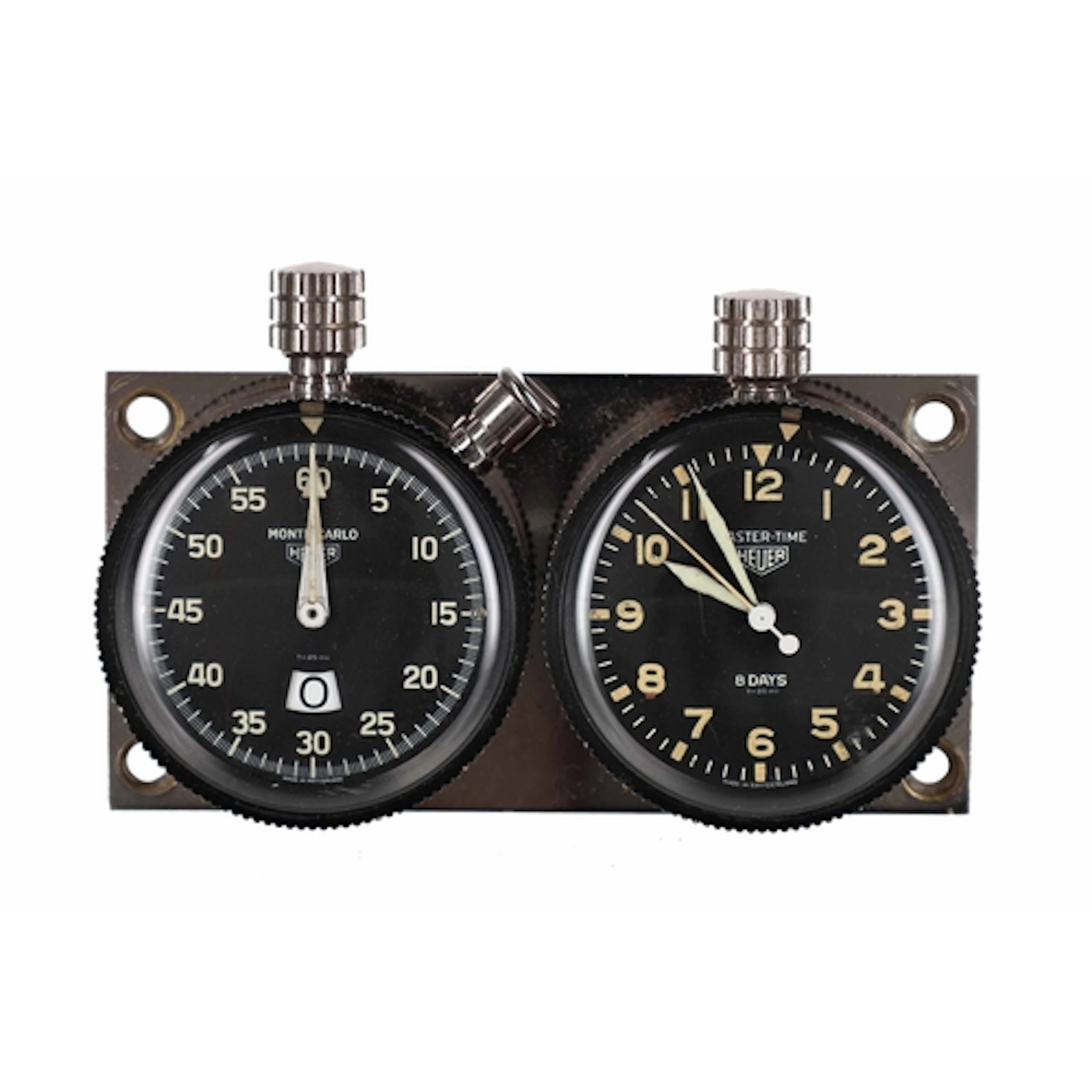 Rare Heuer Rally-Master dashboard car clock, circa 1960s, co...