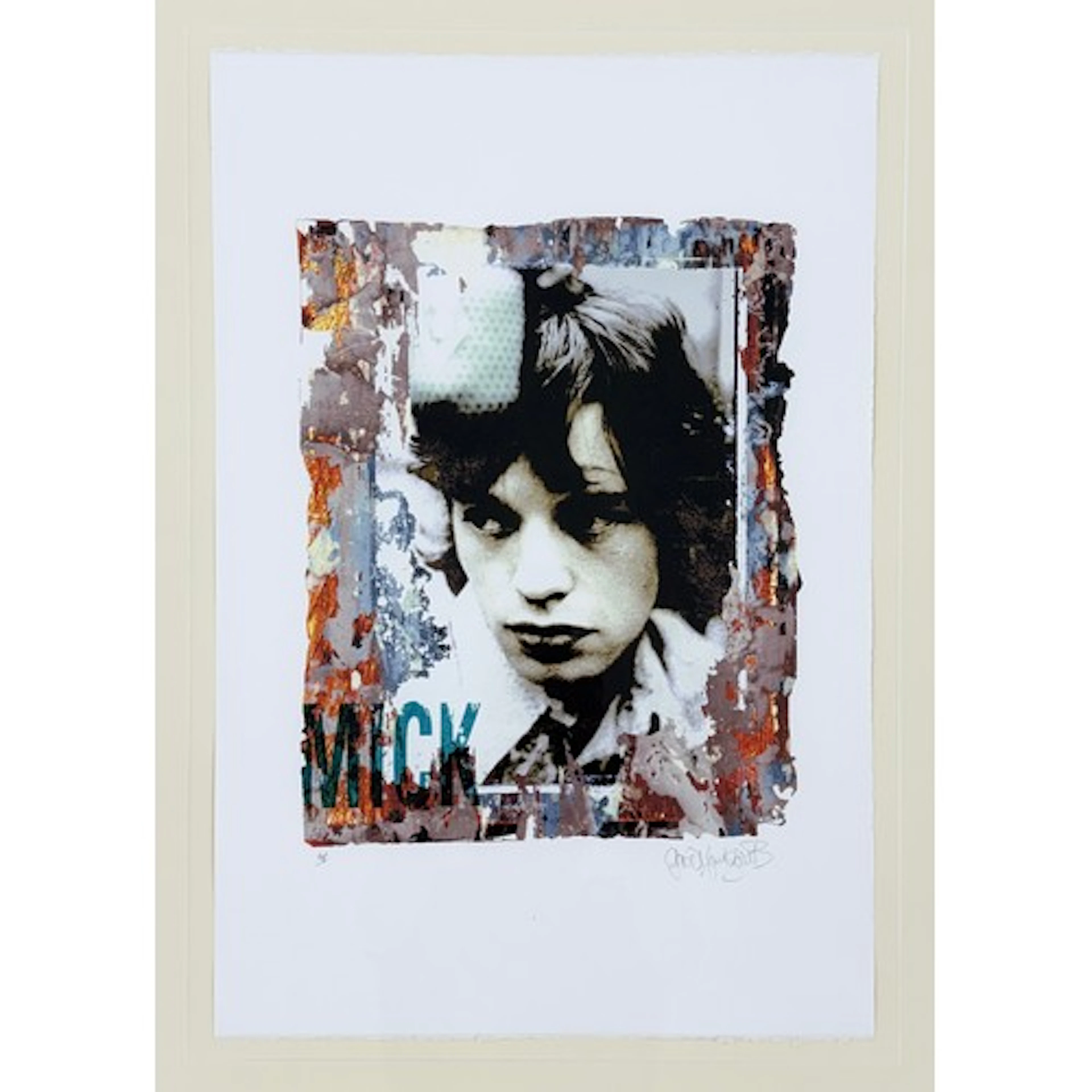 Gered Mankowitz (born 1946) - Mick Jagger, Ink Icon artist p...