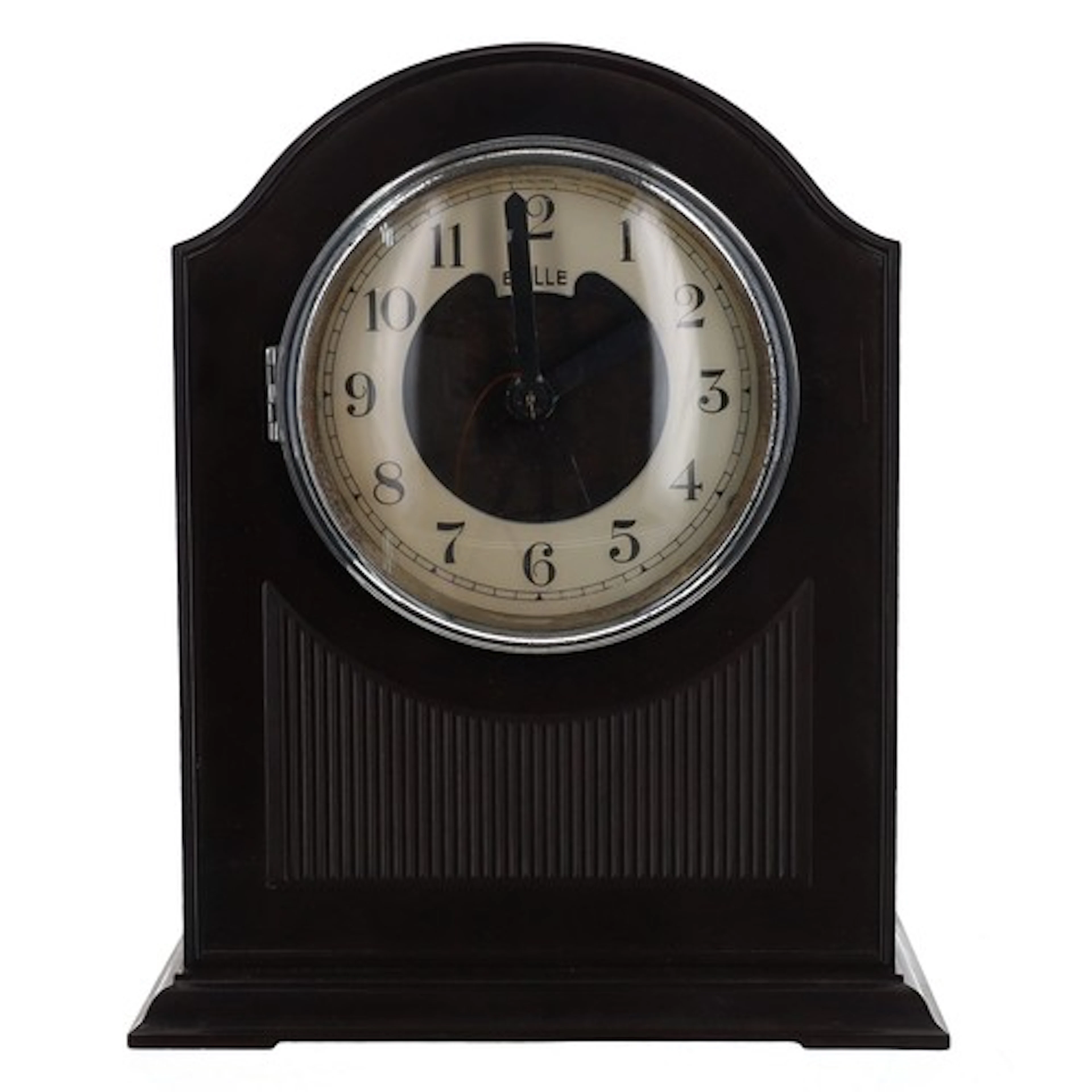 French Bulle electromagnetic mantel clock in Bakelite case, ...