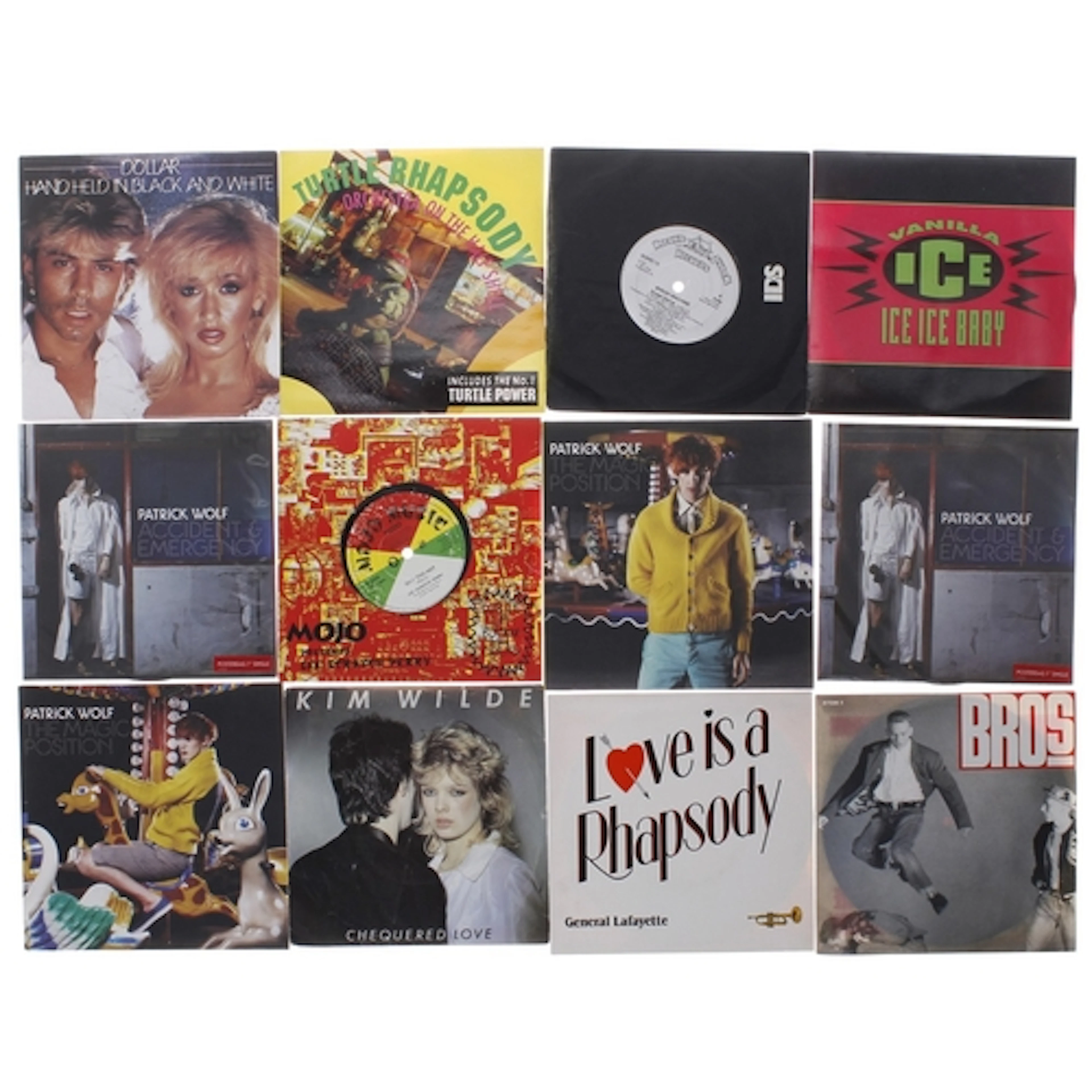 Pop/Synth/Electronic various - over ninety 45rpm vinyl recor...