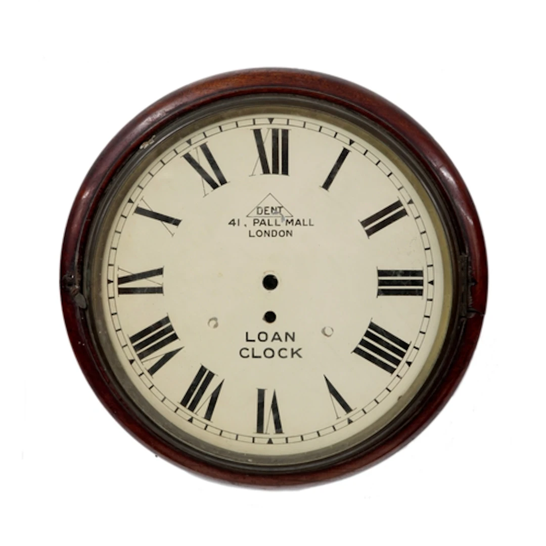 19th century mahogany single fusee wall dial clock for resto...