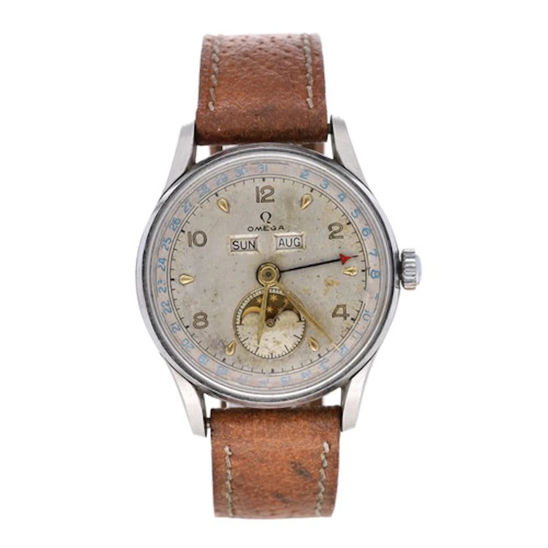 Rare Omega Cosmic triple calendar stainless steel gentleman'...