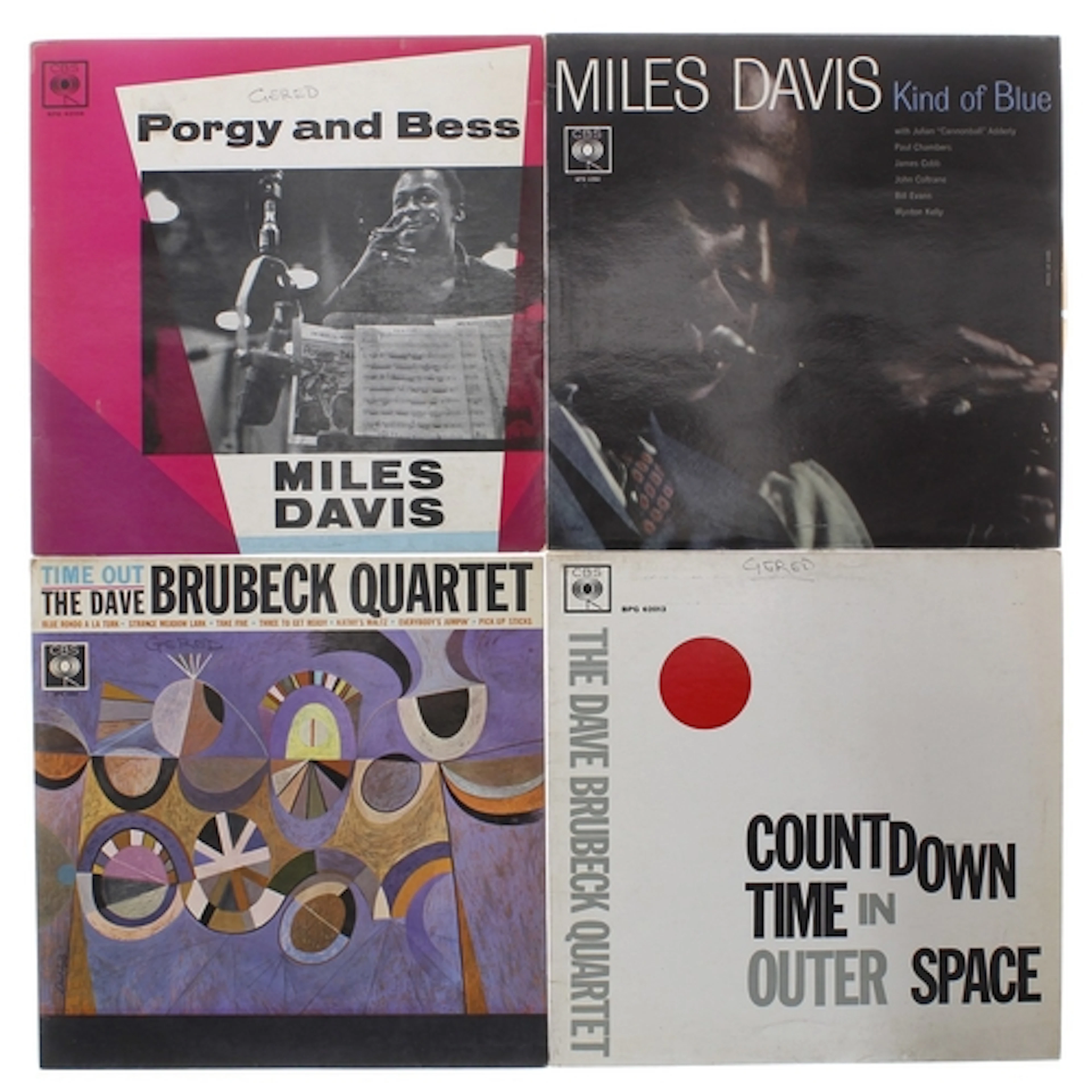 Jazz various - twelve vinyl records to include The Dave Brub...