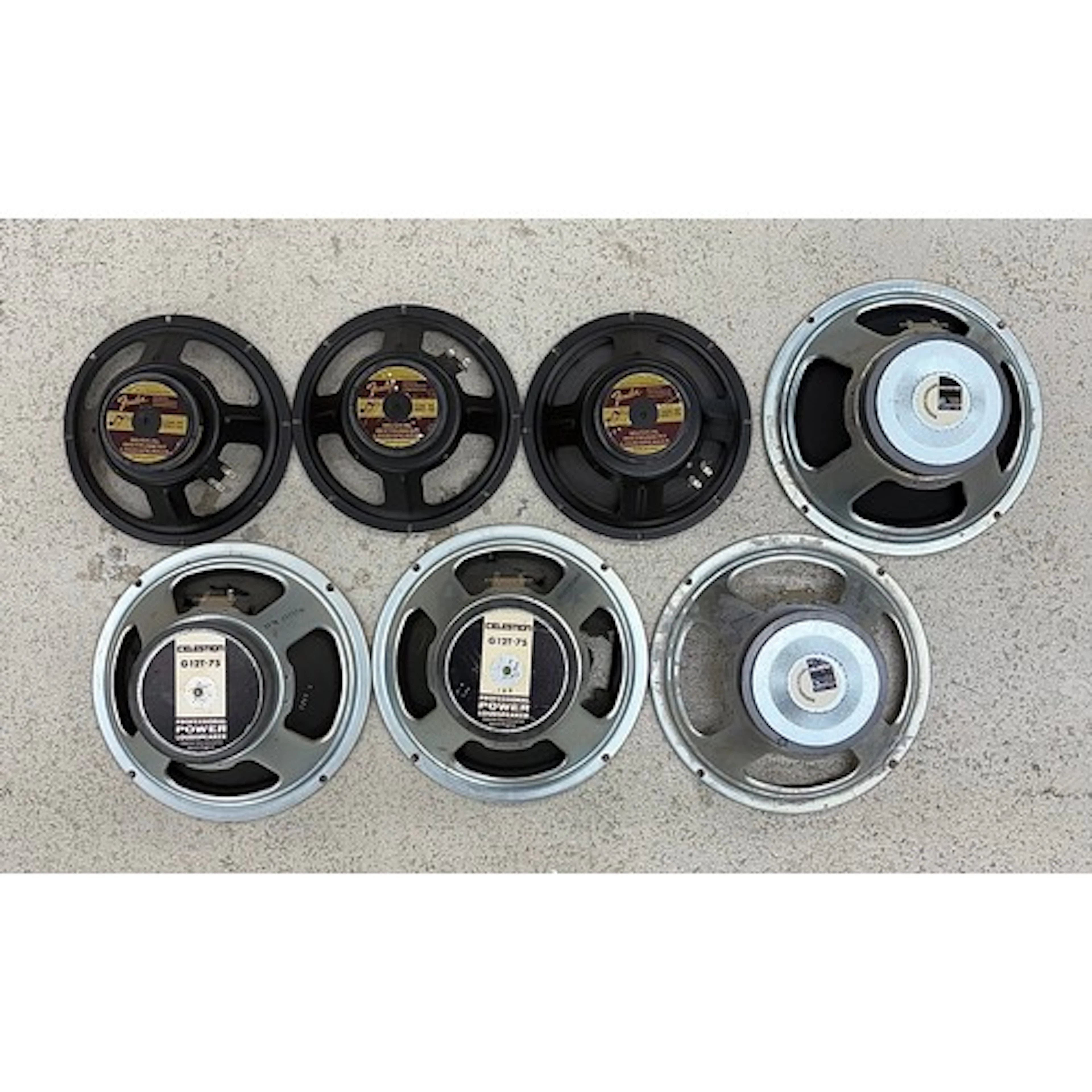 Celestion G12T-75 12" guitar amplifier speaker and a Fender ...