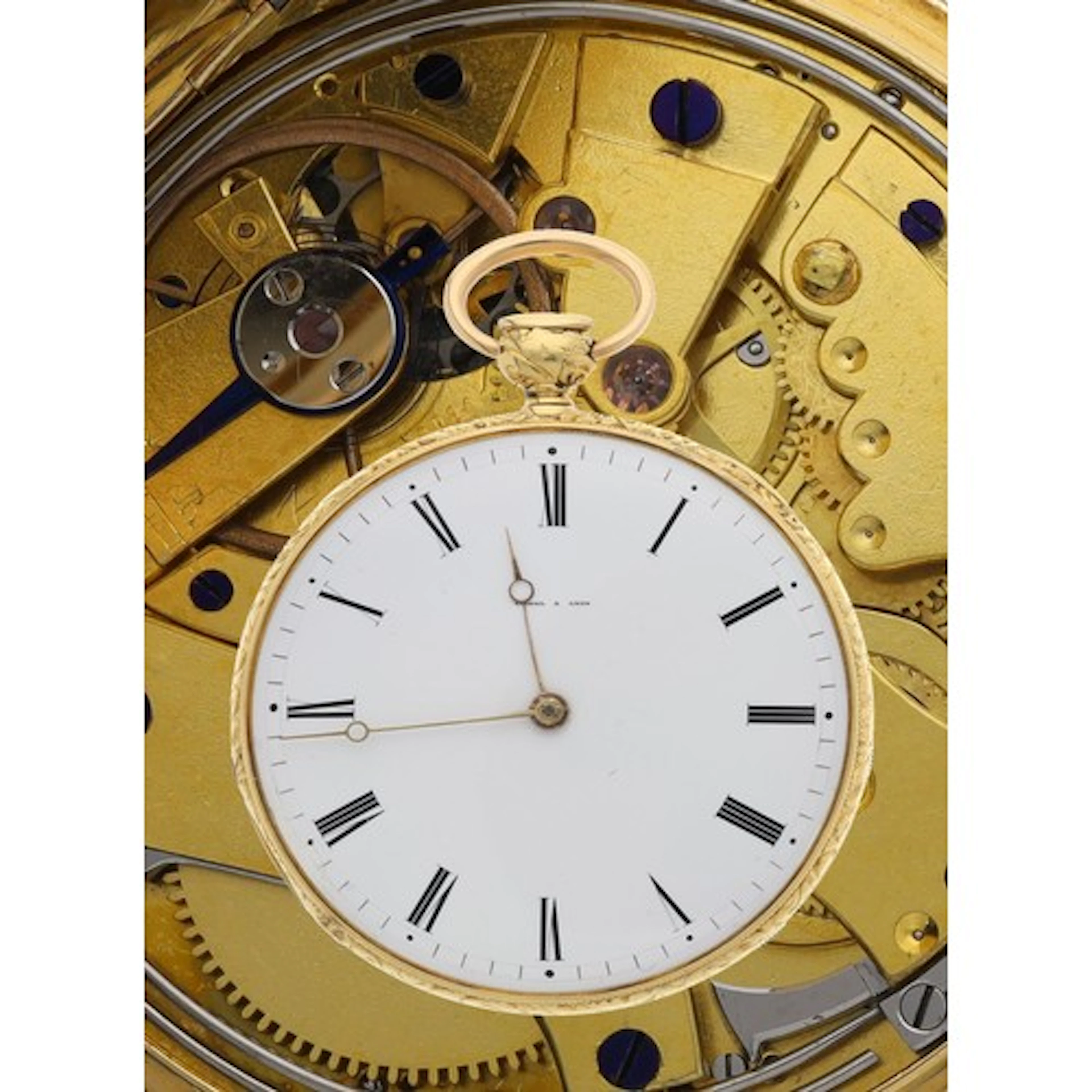 Veibel, A Paris - French 18ct quarter repeater cylinder pock...
