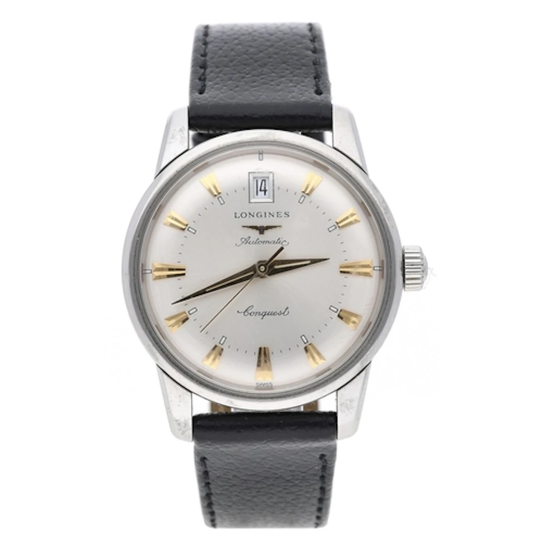 Longines Conquest Heritage automatic stainless steel gentlem...