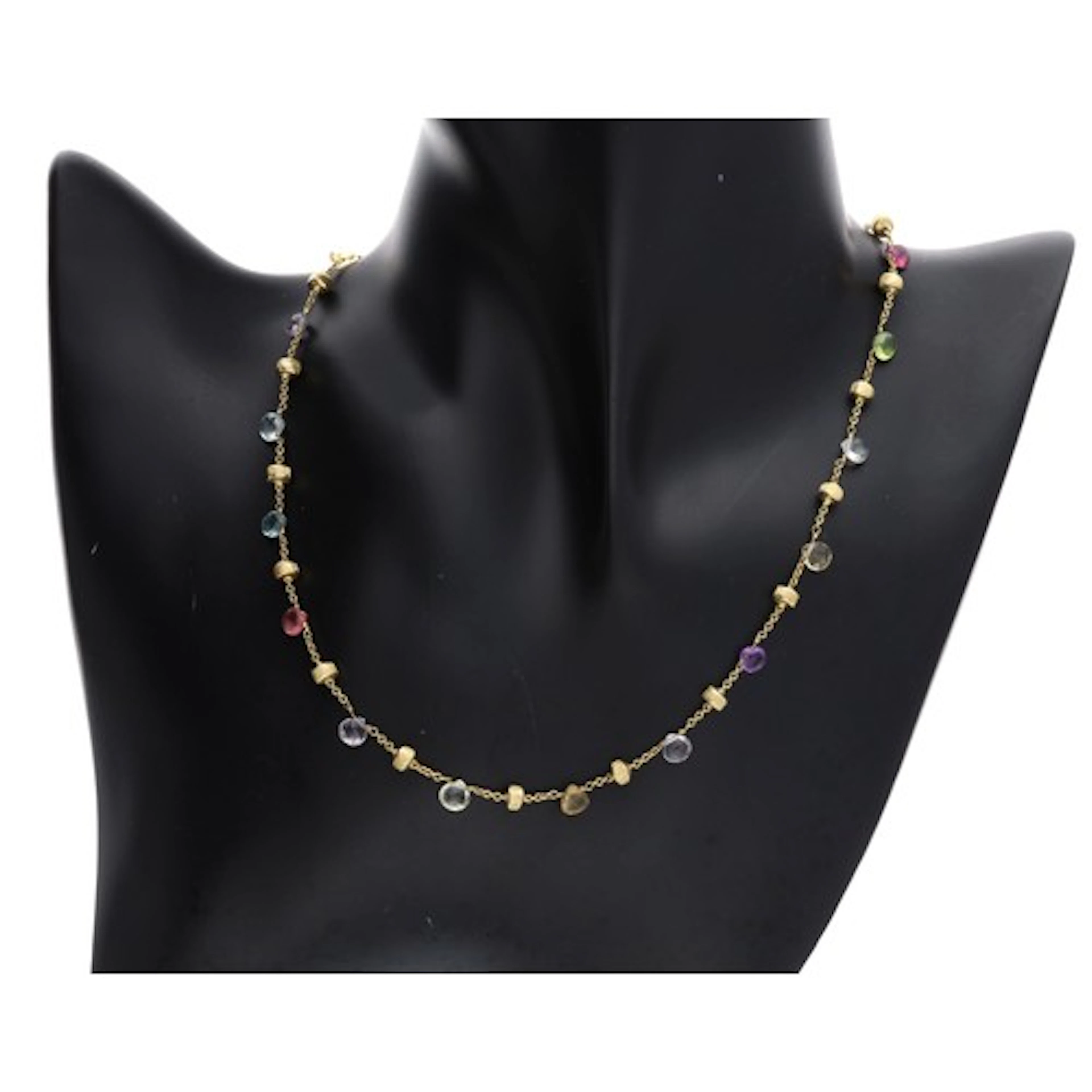 Marco Bicego Paradise Collection 18ct necklace, with multico...