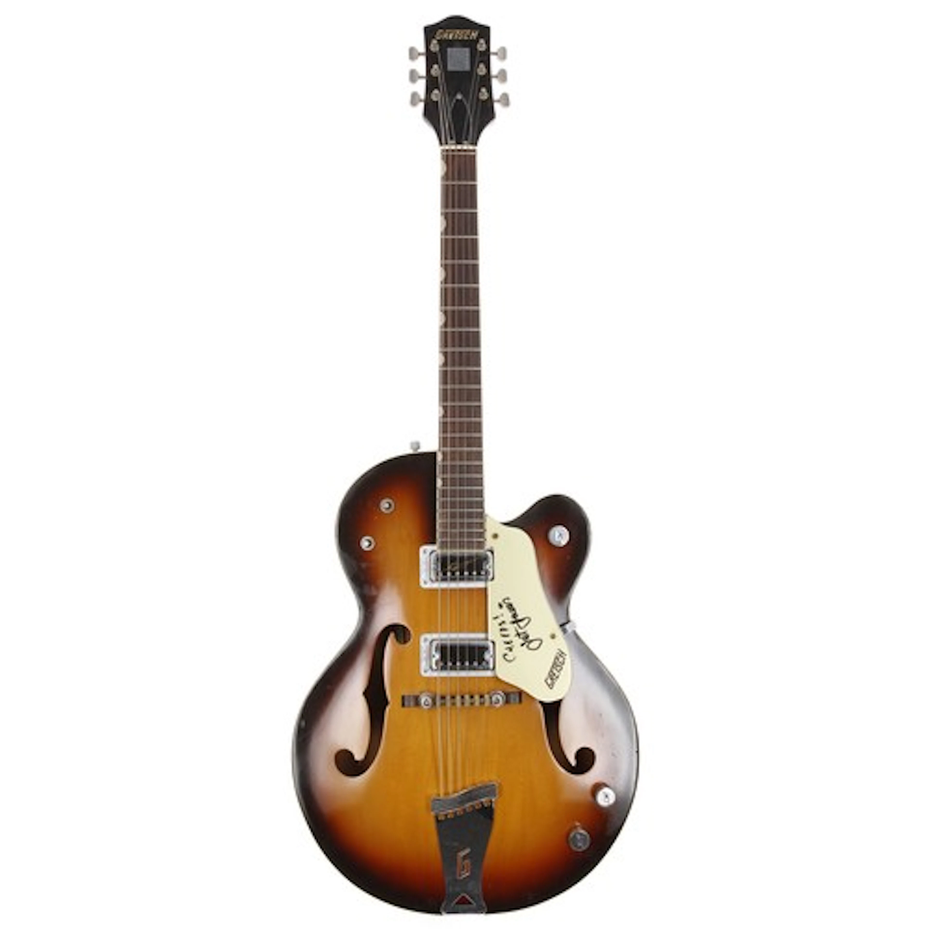 Jet Harris - owned and autographed 1968 Gretsch Anniversary ...