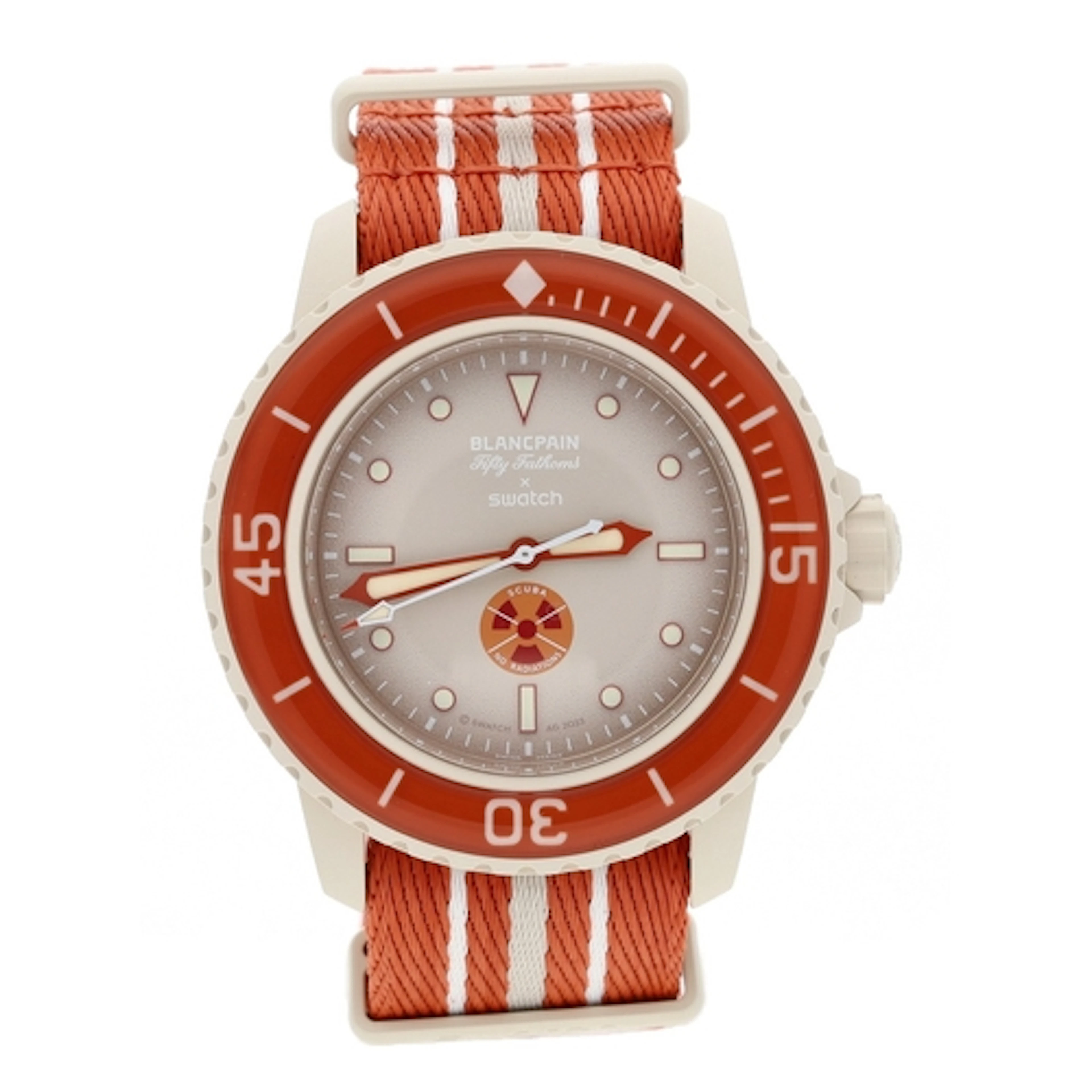 Blancpain X Swatch Bioceramic Scuba Fifty Fathoms Collection...