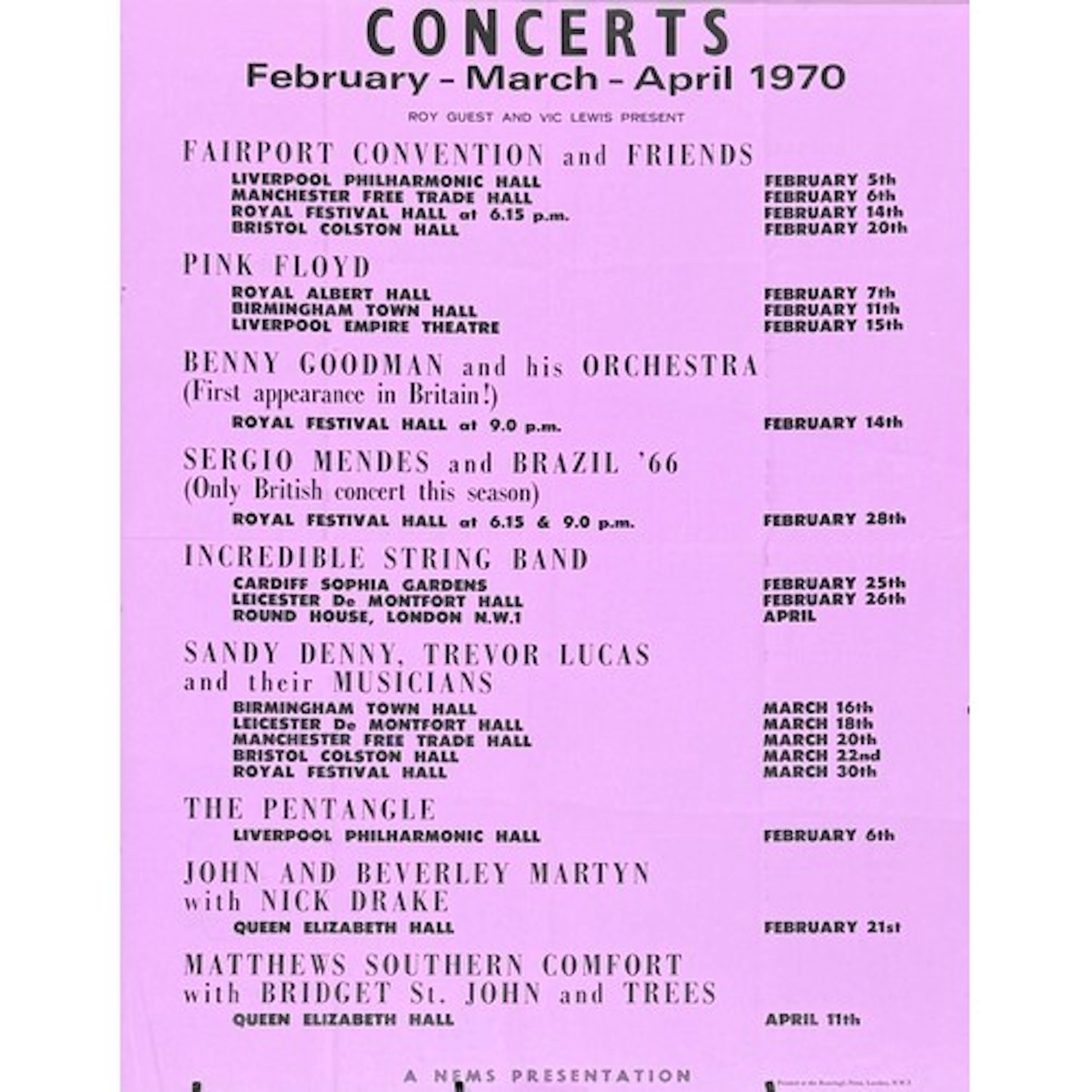 Nick Drake / Fairport Convention / John & Beverley Marty...
