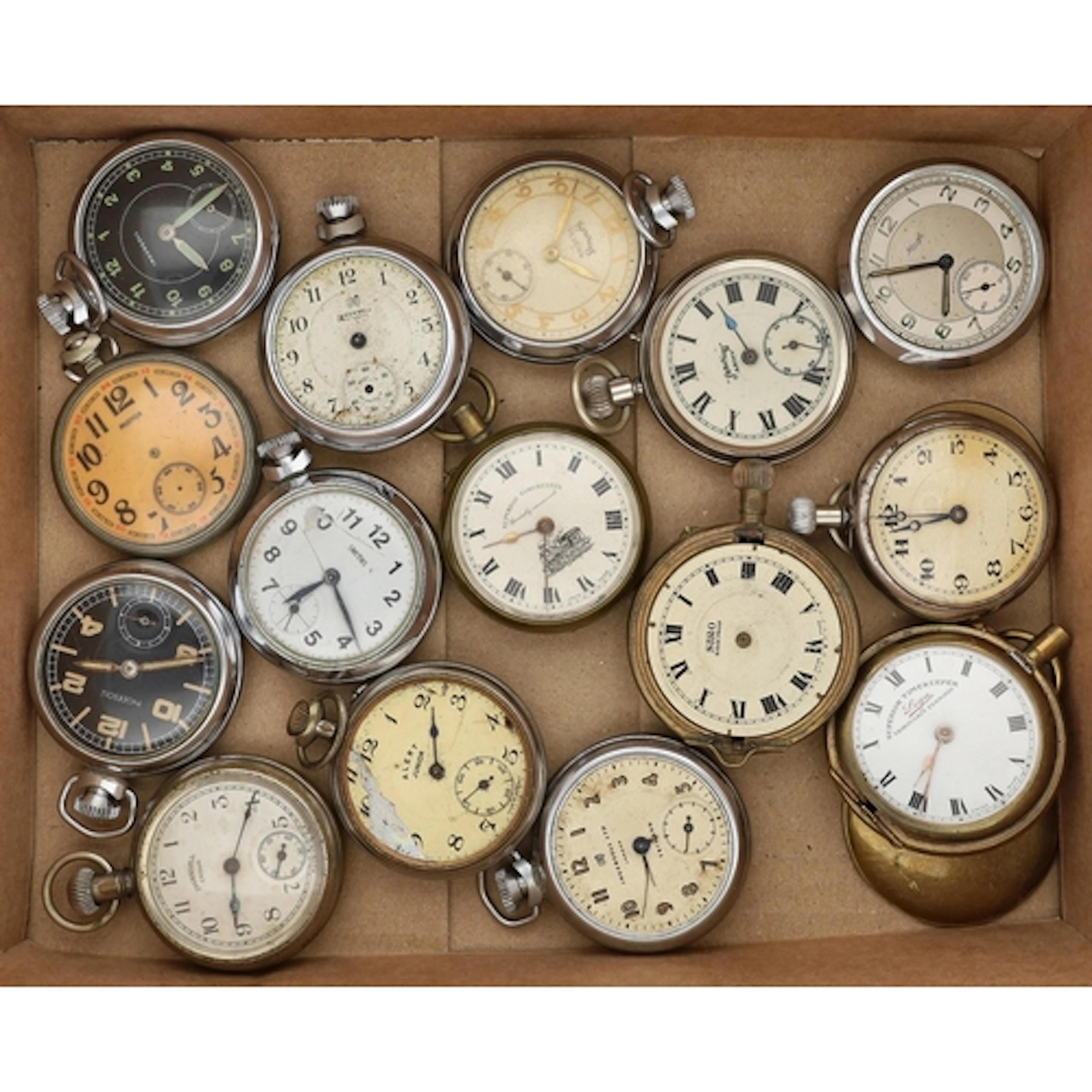 Quantity of assorted pocket watches to include Ingersoll; In...