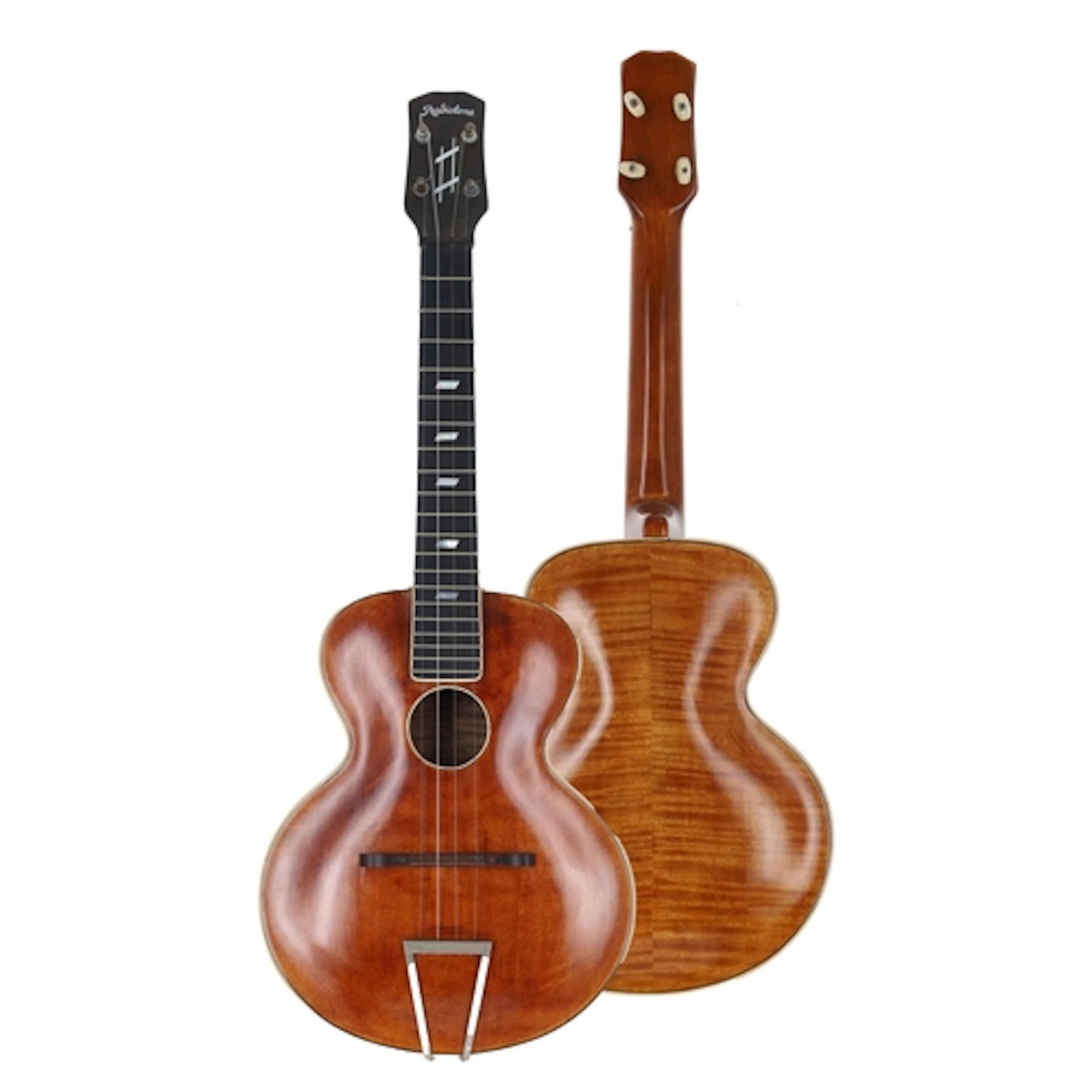 Radiotone archtop tenor ukulele, 1930s, case...