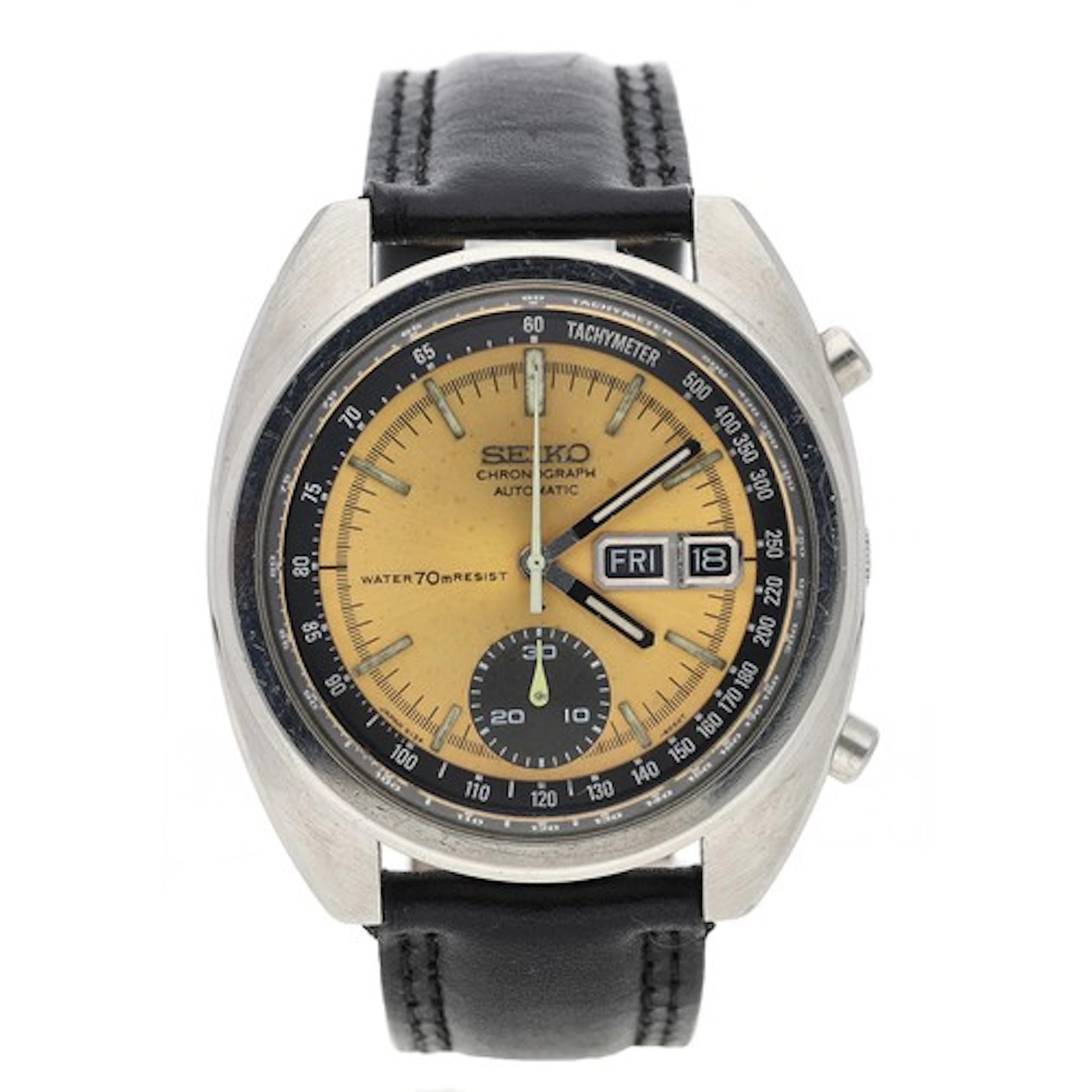 Seiko Chronograph Automatic stainless steel gentleman's wris...