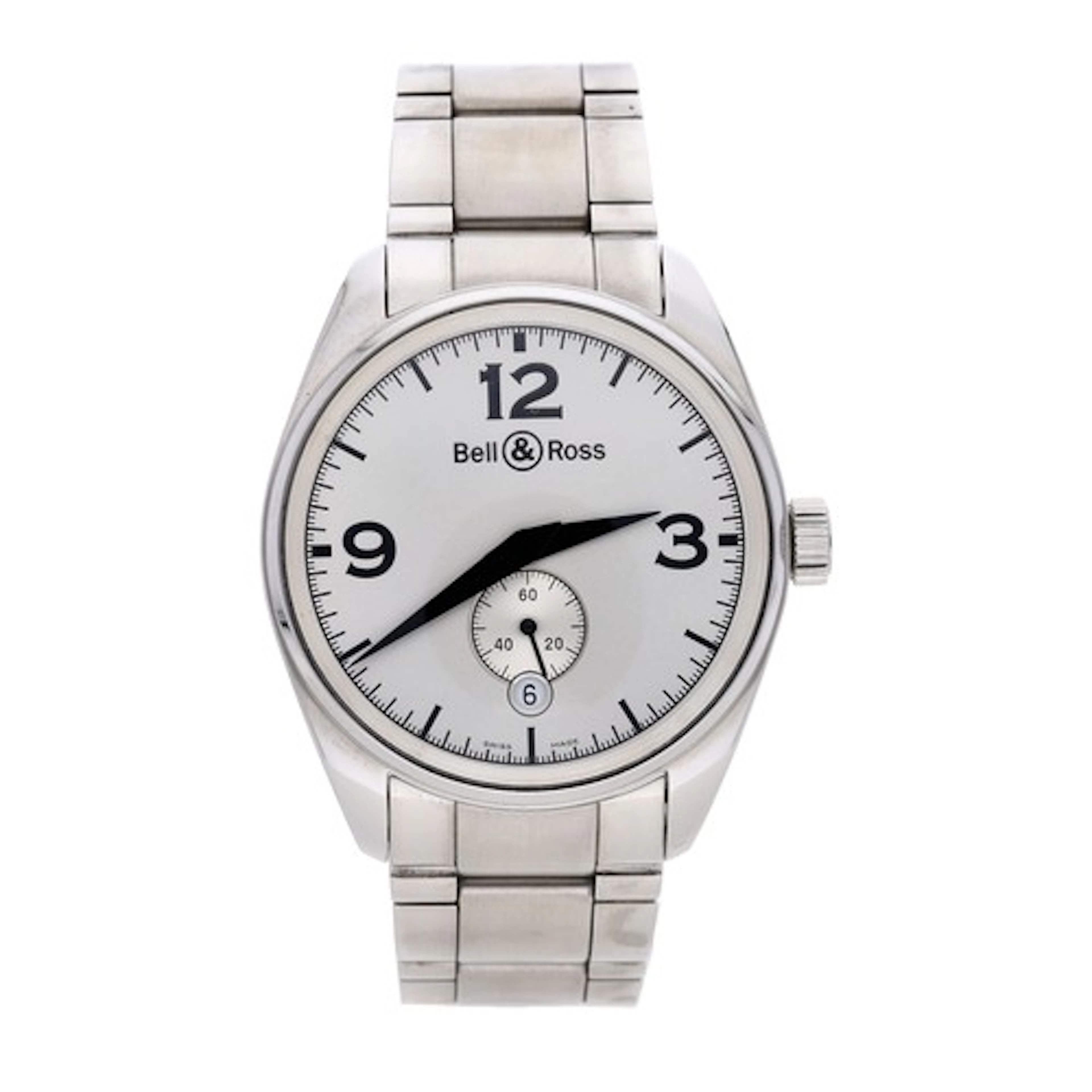 Bell & Ross Vintage 123 automatic stainless steel gentle...