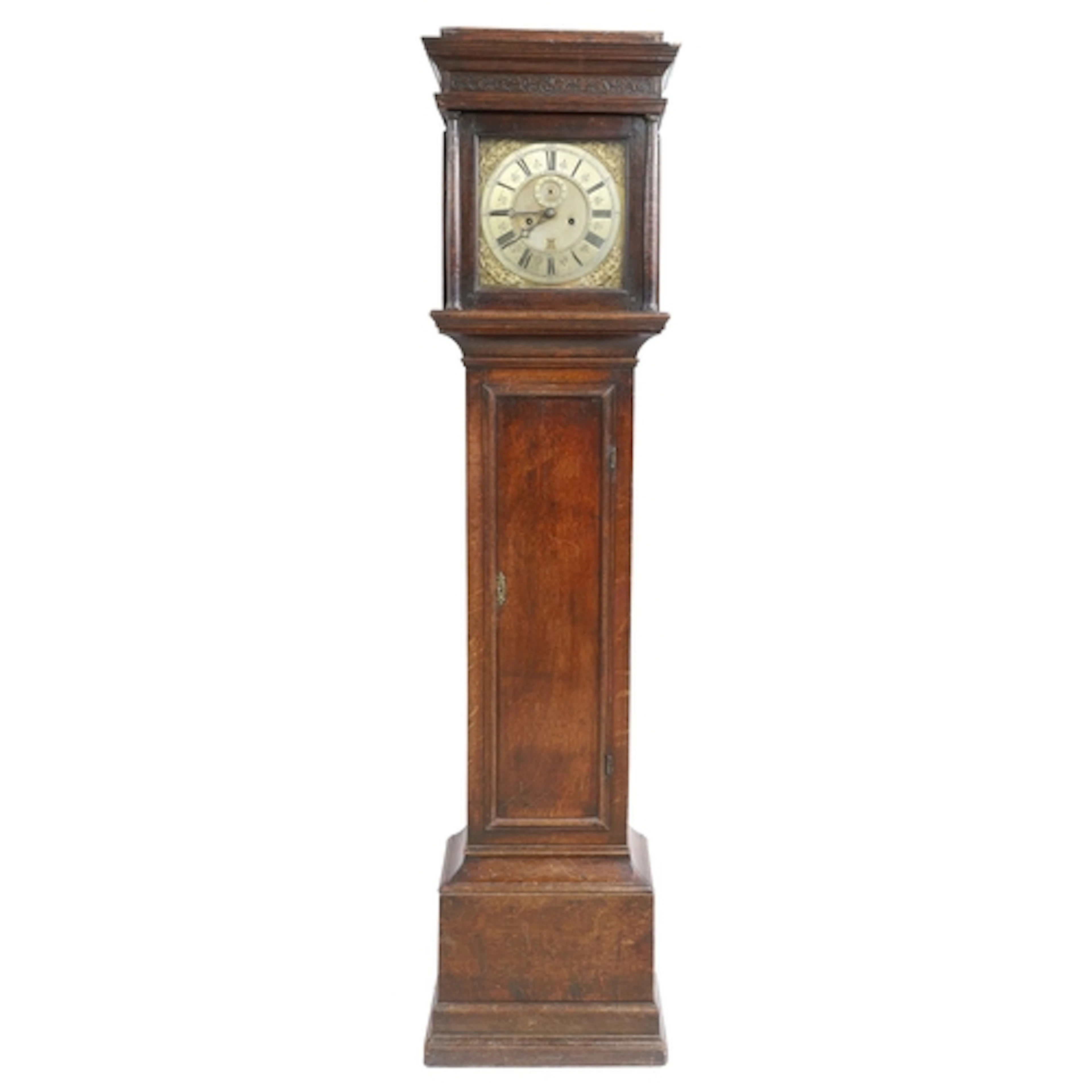 English late 17th century oak eight day longcase clock signe...