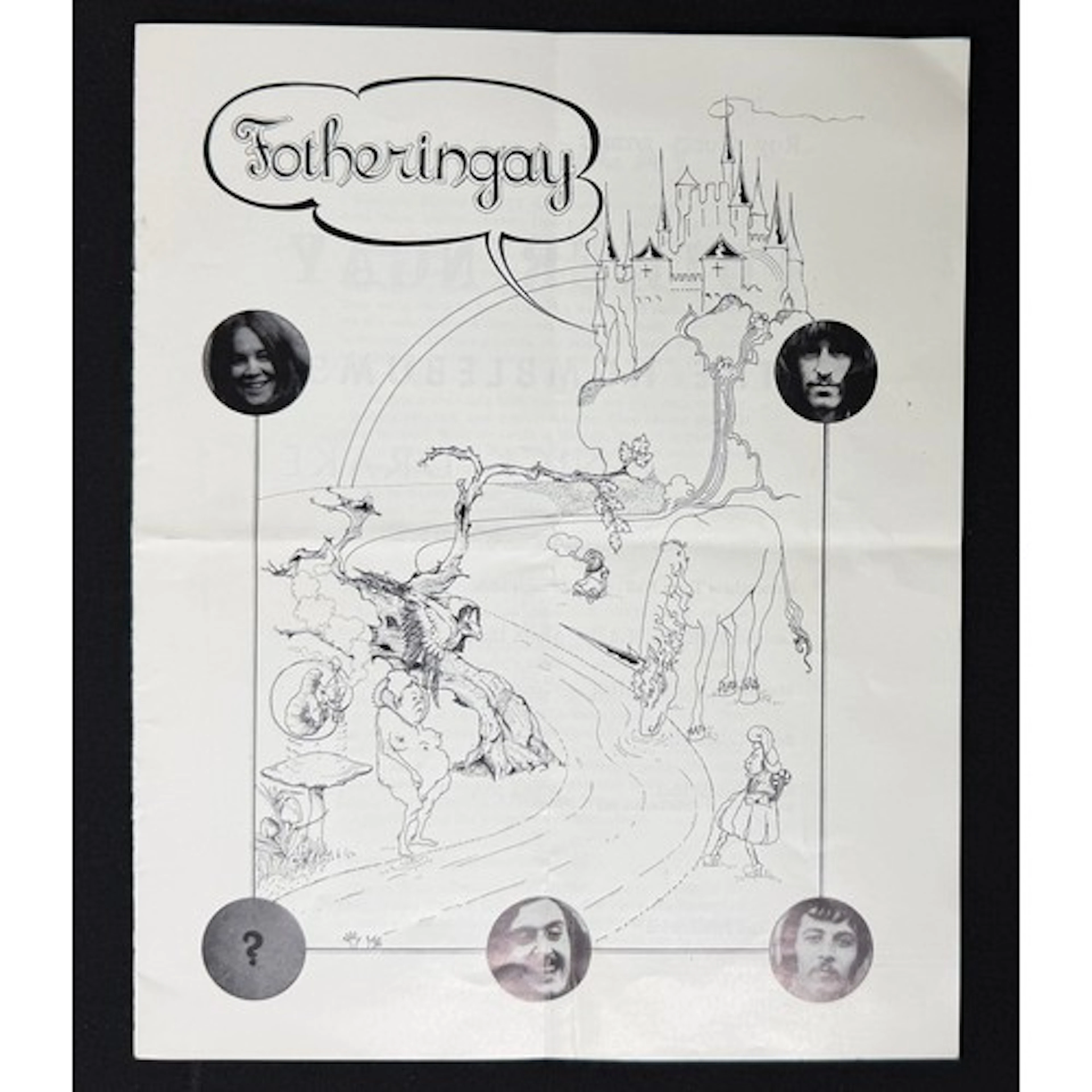 Fotheringay & Nick Drake - Original concert programme fo...