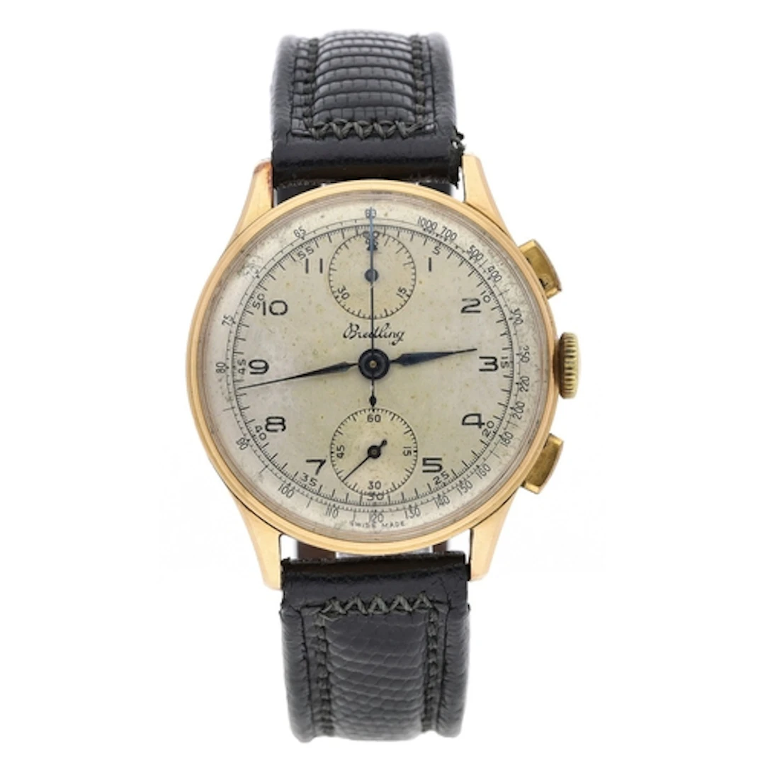 Breitling 18ct Chronograph gentleman's wristwatch, case no. ...