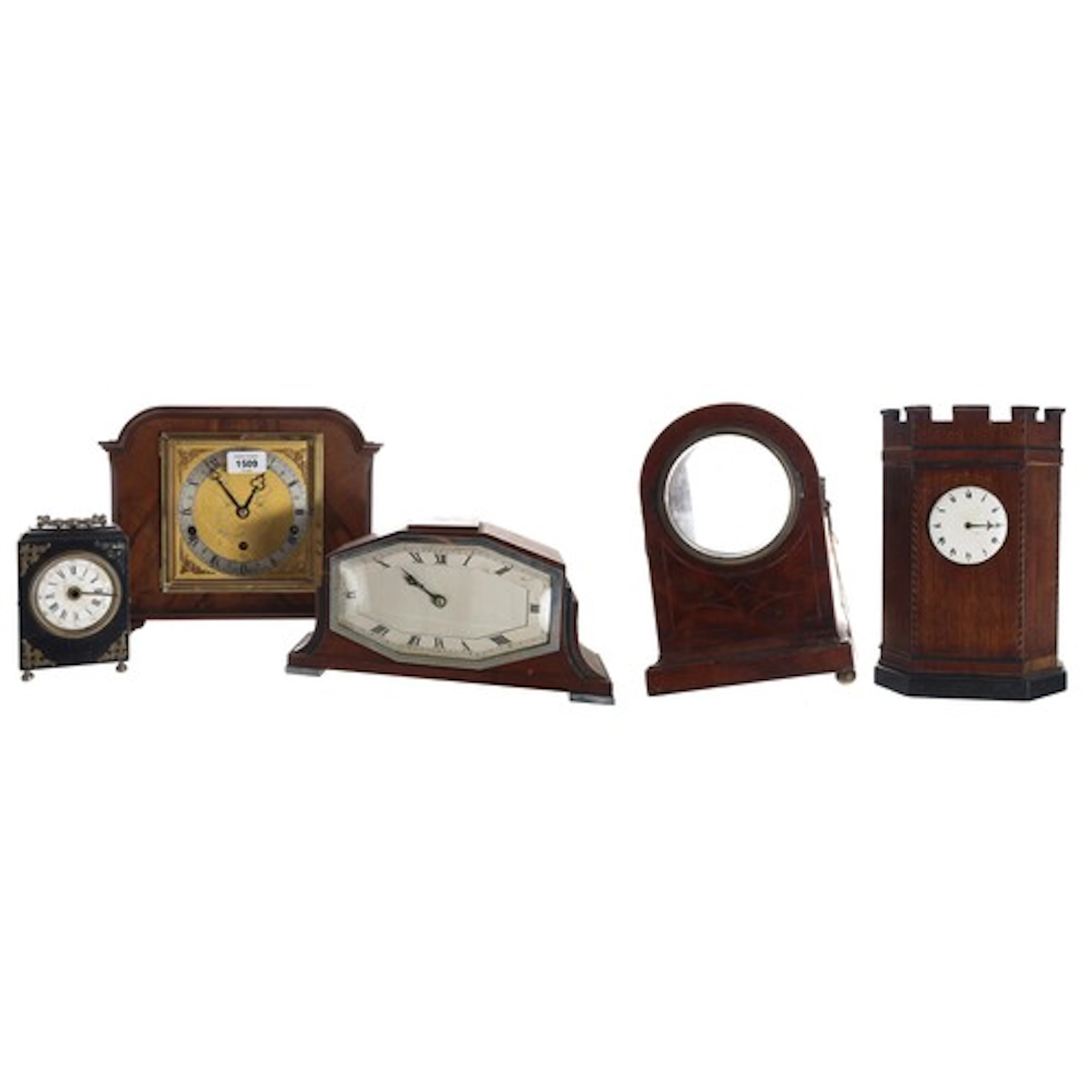 Elliott eight day walnut Westminster and Whittingham chiming...