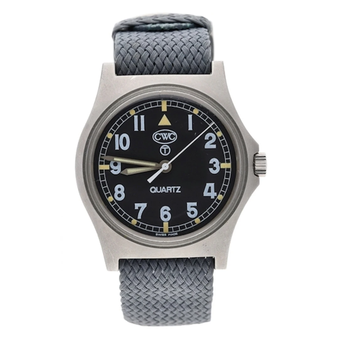 CWC Quartz British Military Royal Marines stainless steel ge...