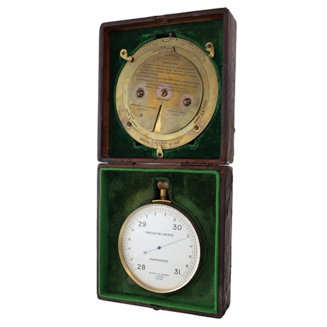 Negretti & Zambra, London forecasting aneroid barometer ...