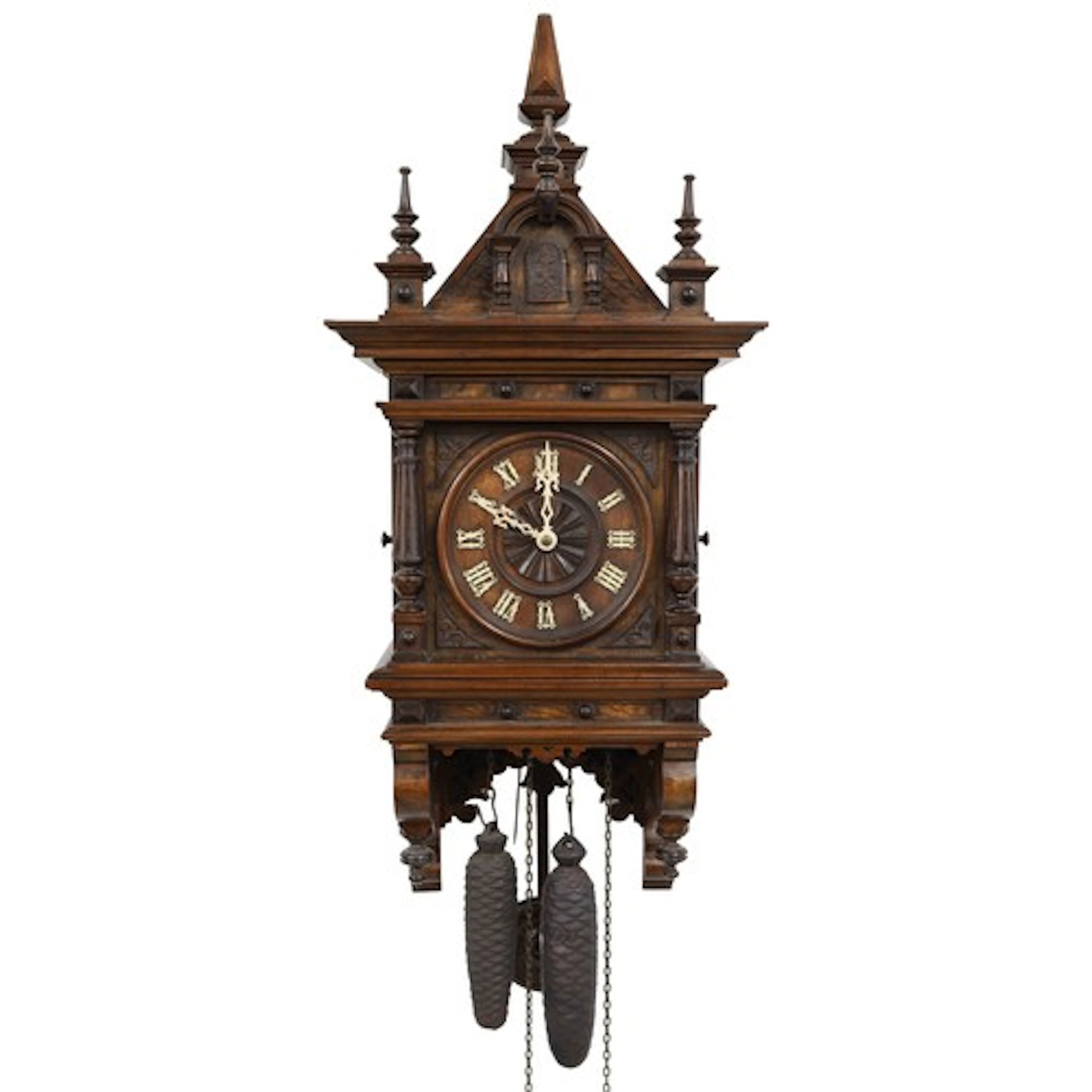 German late 19th century Black Forest 400 Echo cuckoo wall c...