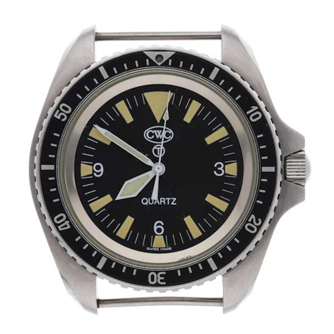 CWC Quartz British Military Royal Navy 'Big Triangle' stainl...