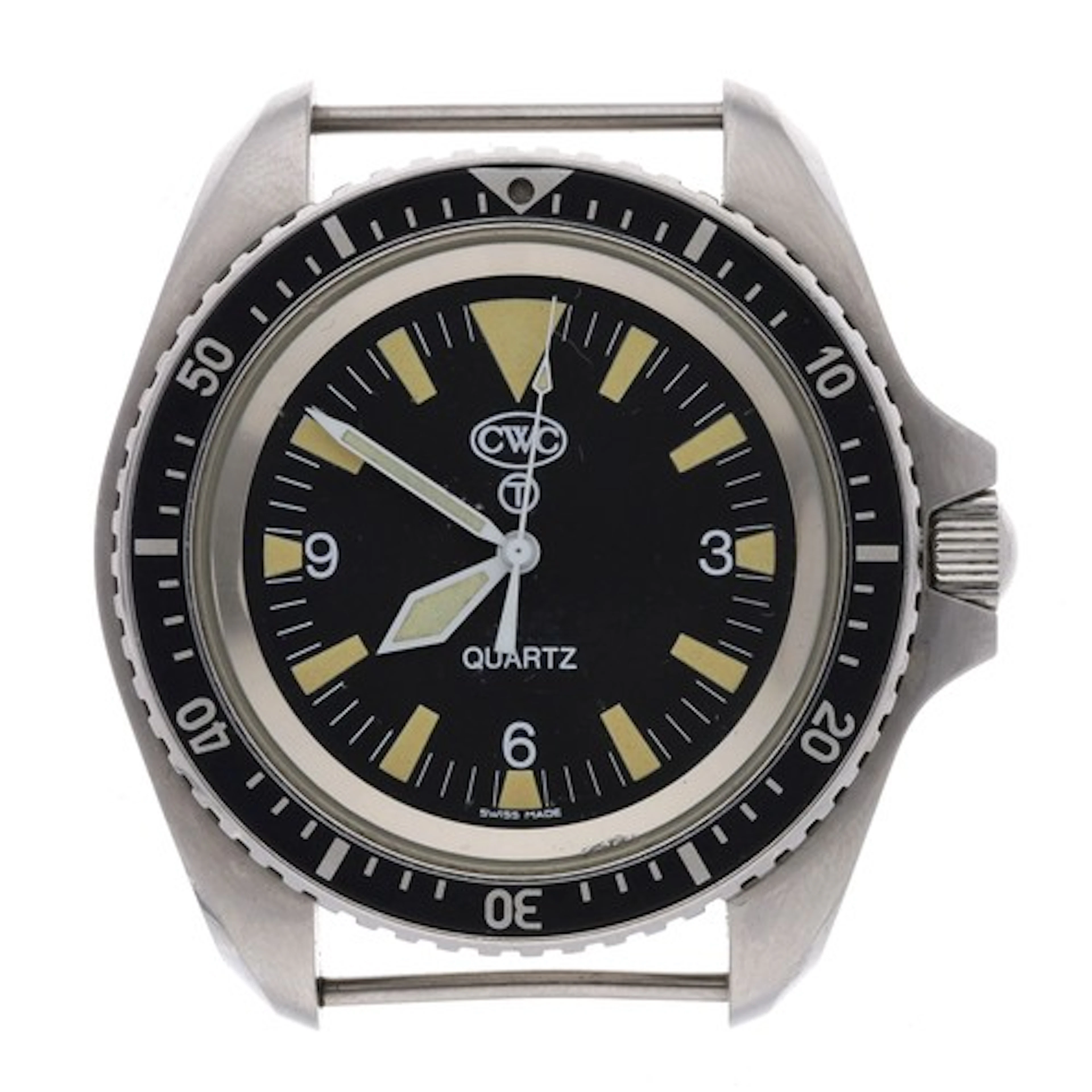 CWC Quartz British Military Royal Navy 'Big Triangle' stainl...