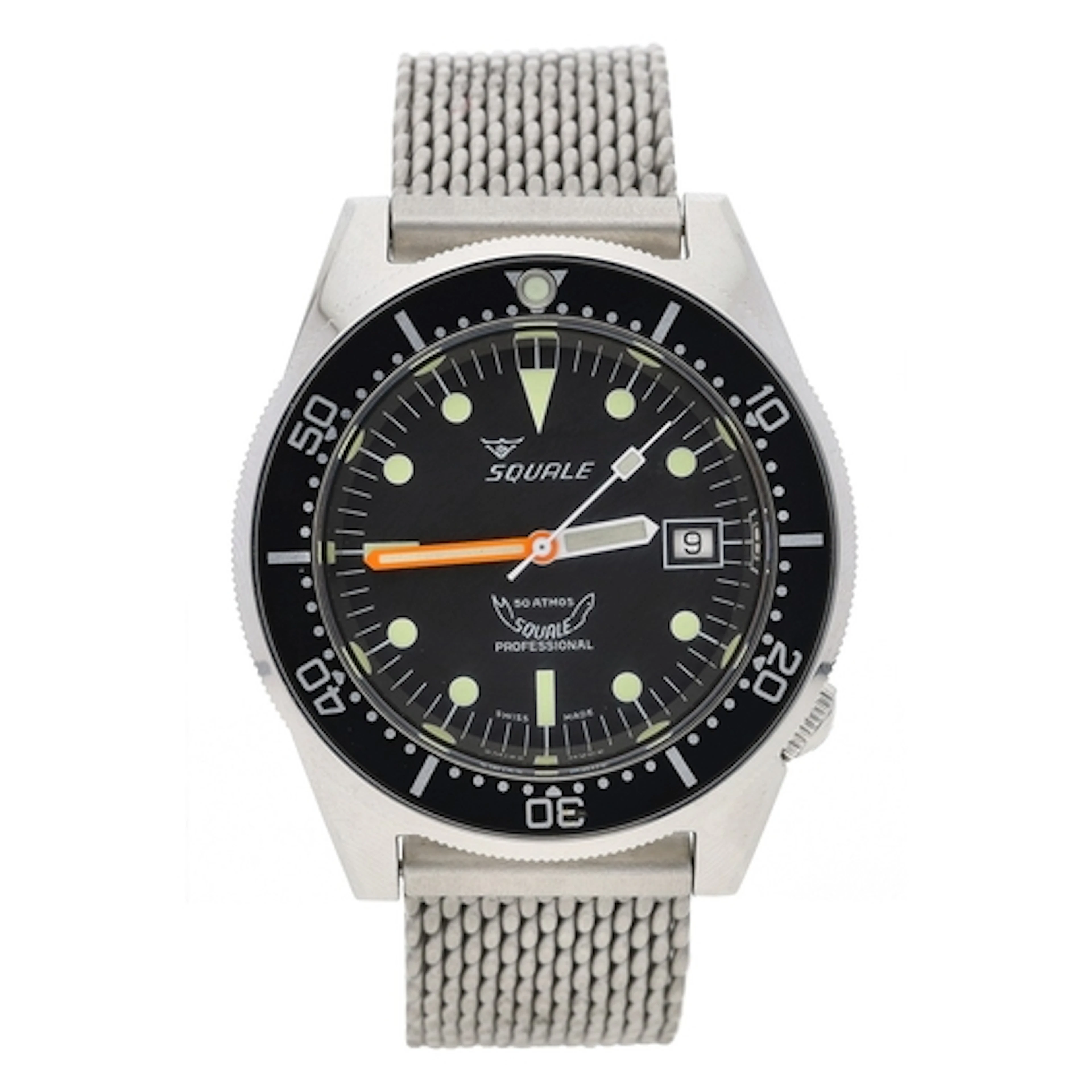 Squale Professional 50 ATMOS automatic stainless steel diver...