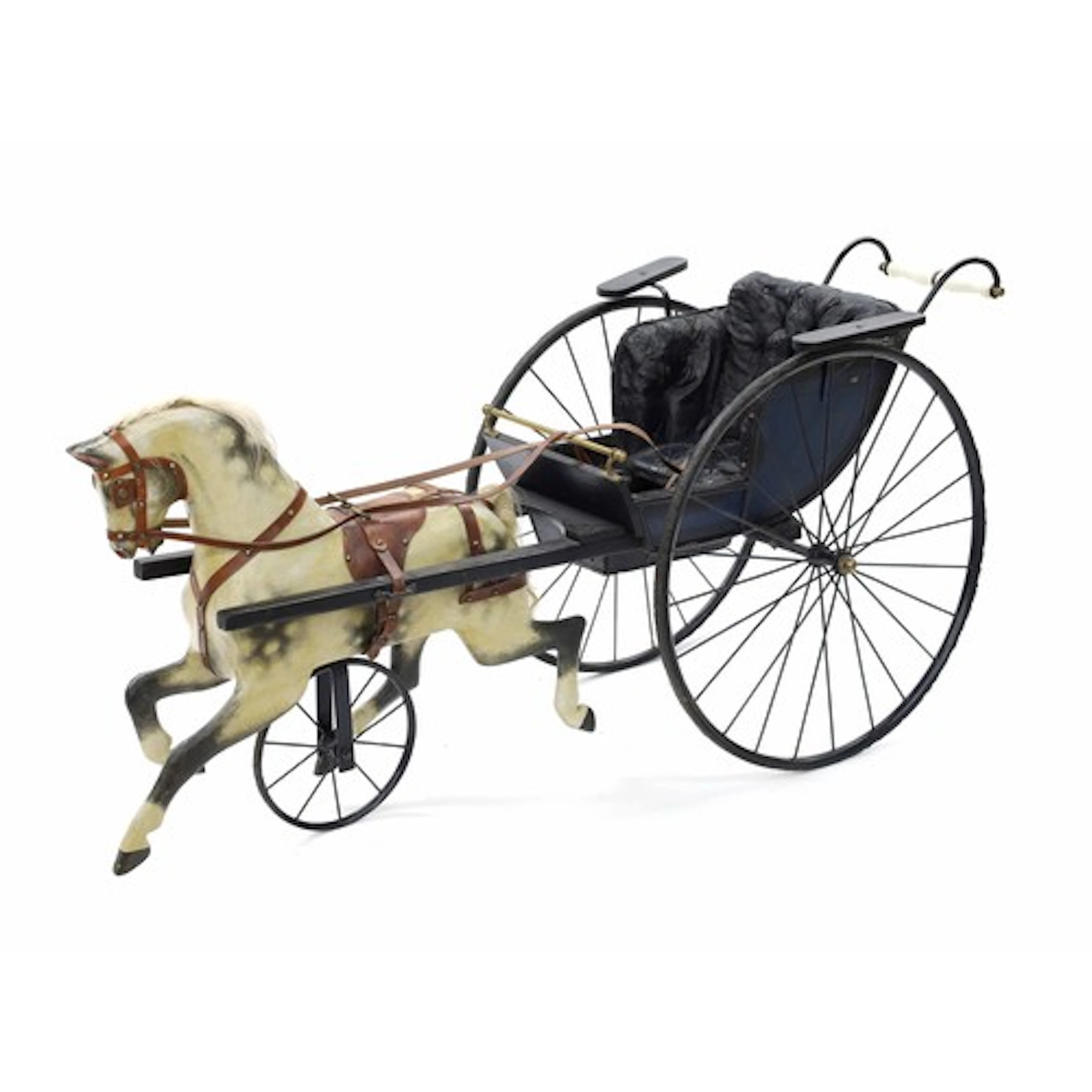 Horse and gig, the carriage by and labelled Millson's Oxford...