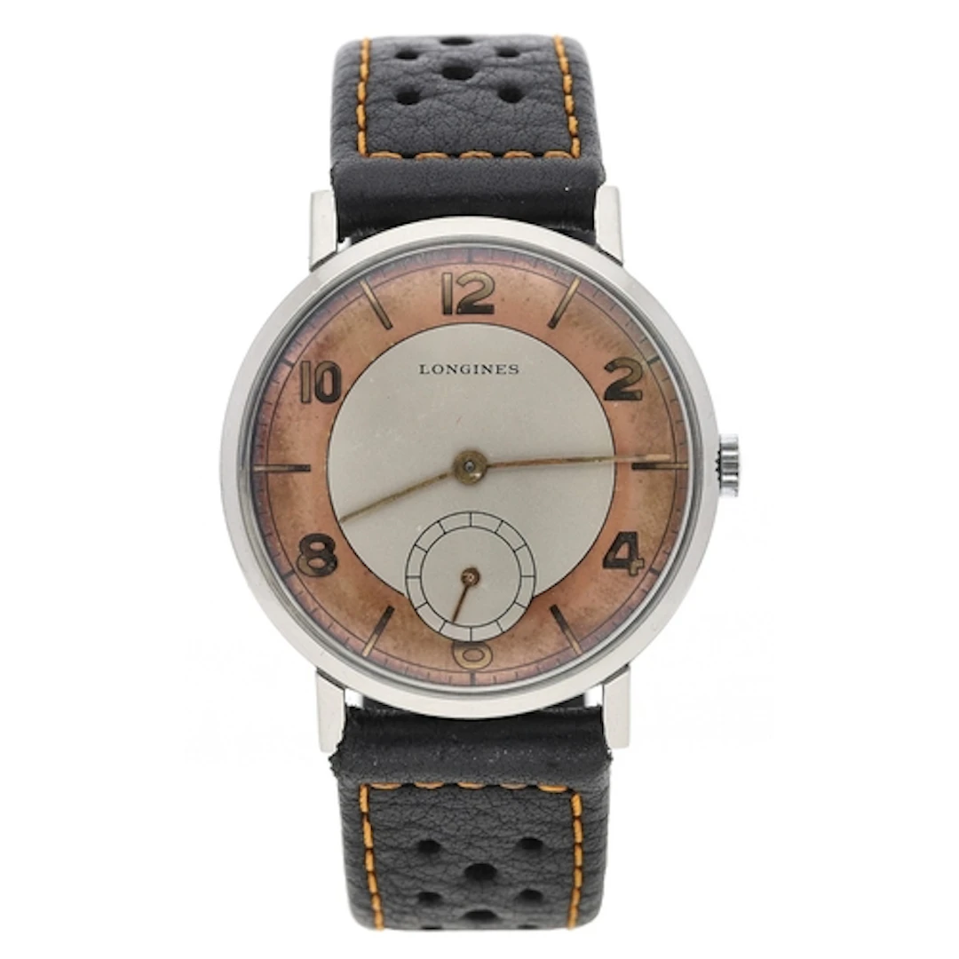Longines nickel plated and stainless steel gentleman's wrist...