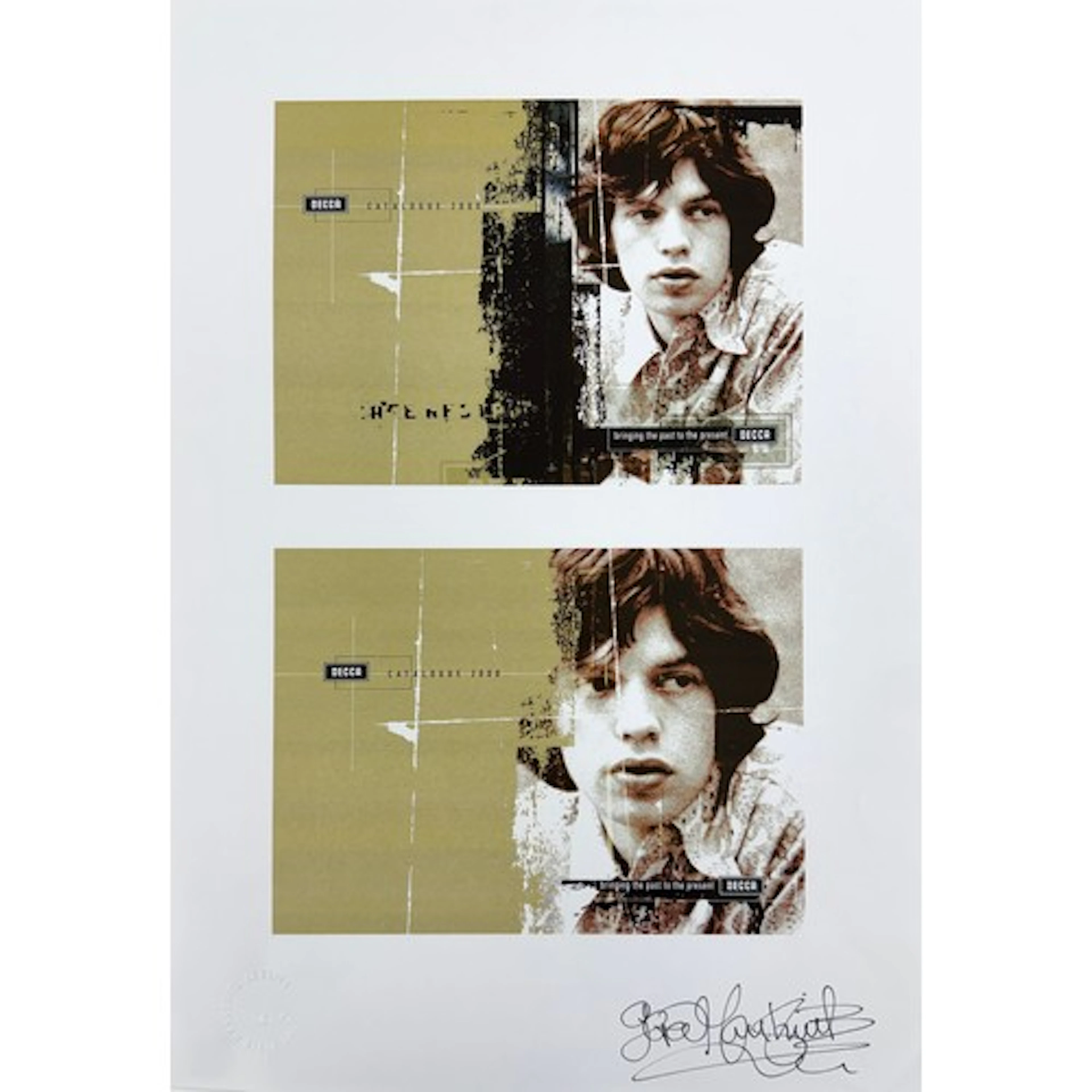 Gered Mankowitz (born 1946) - Mick Jagger, Decca Records cat...