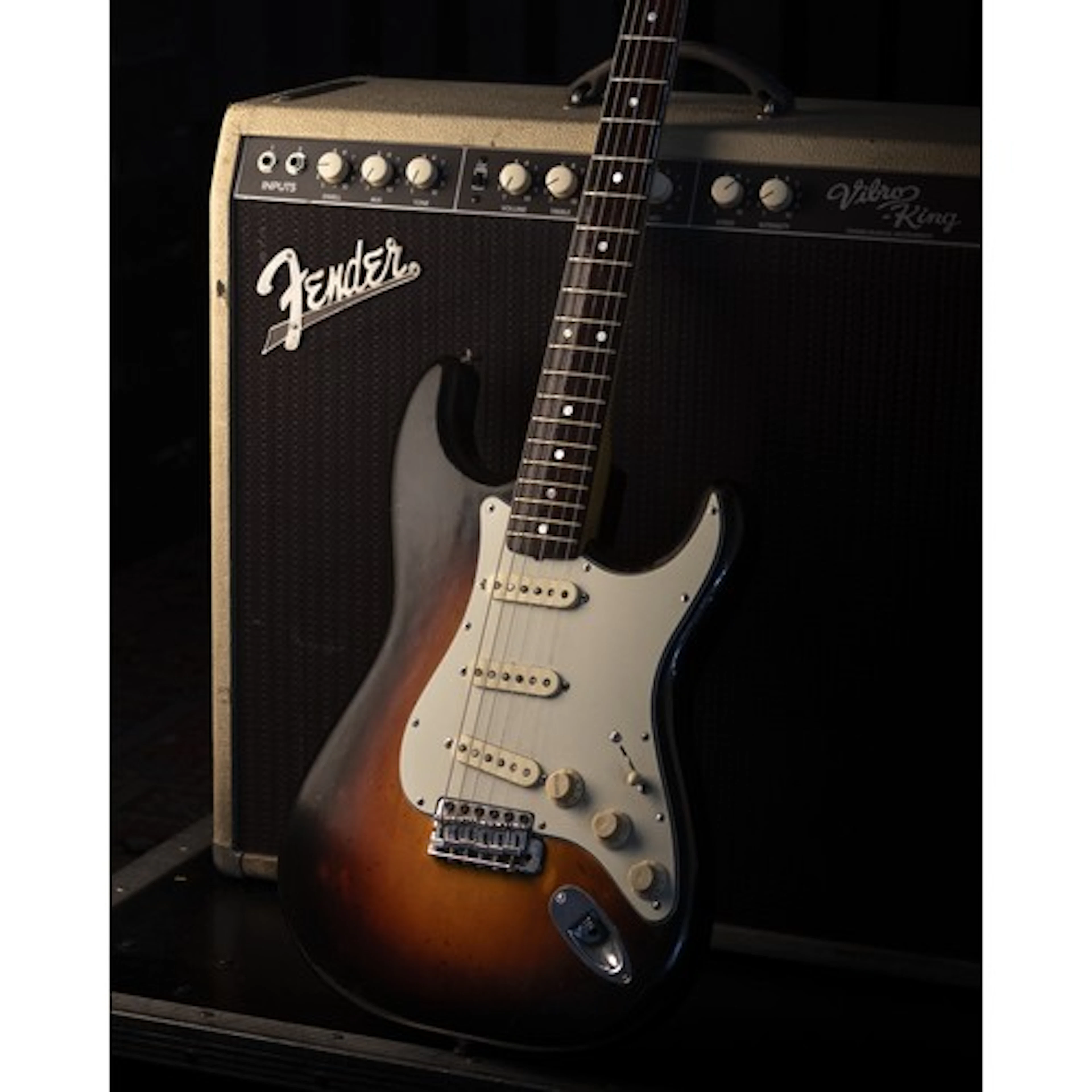 1961 Fender Stratocaster electric guitar, made in USA; Body:...