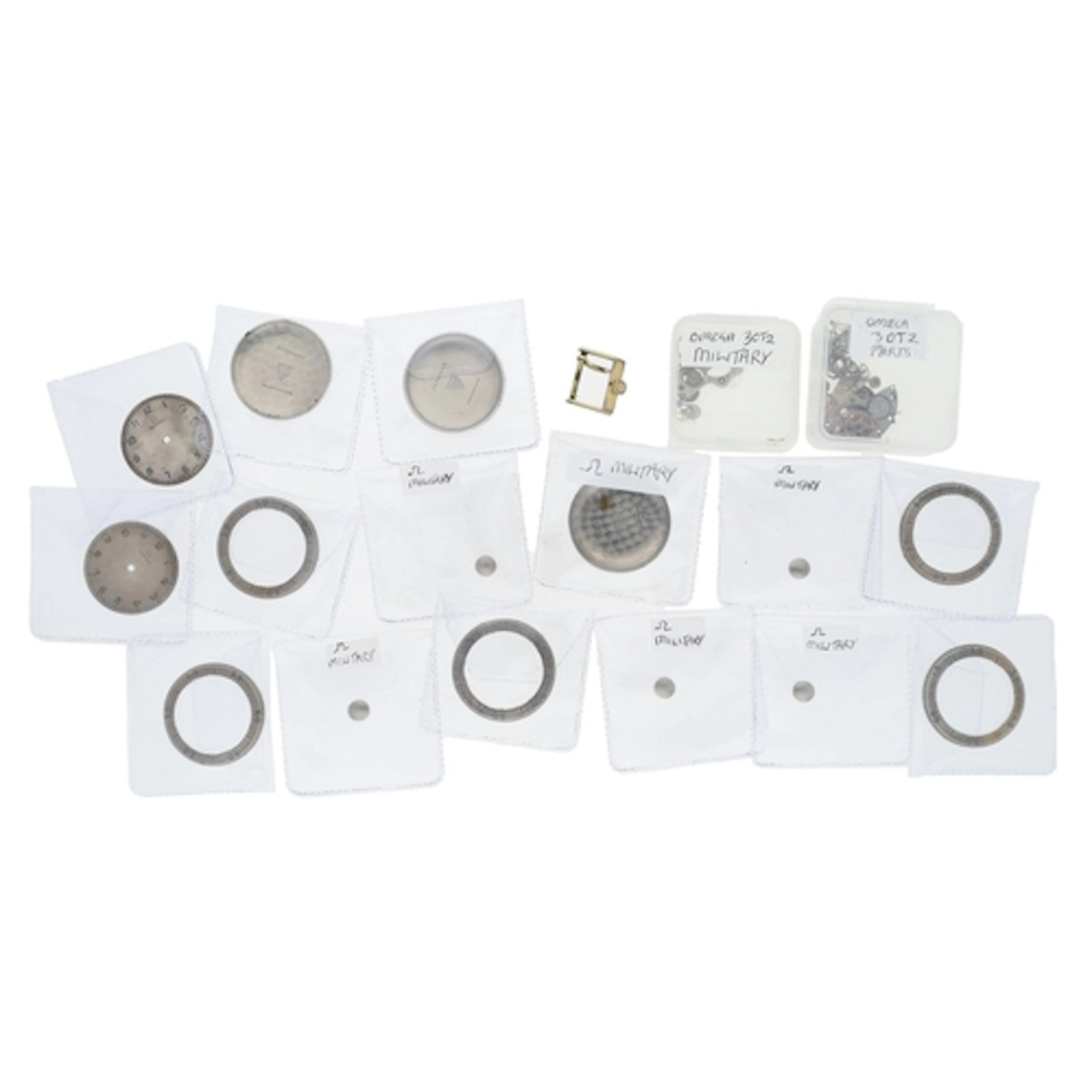 Omega - quantity of wristwatch spares to include from Milita...