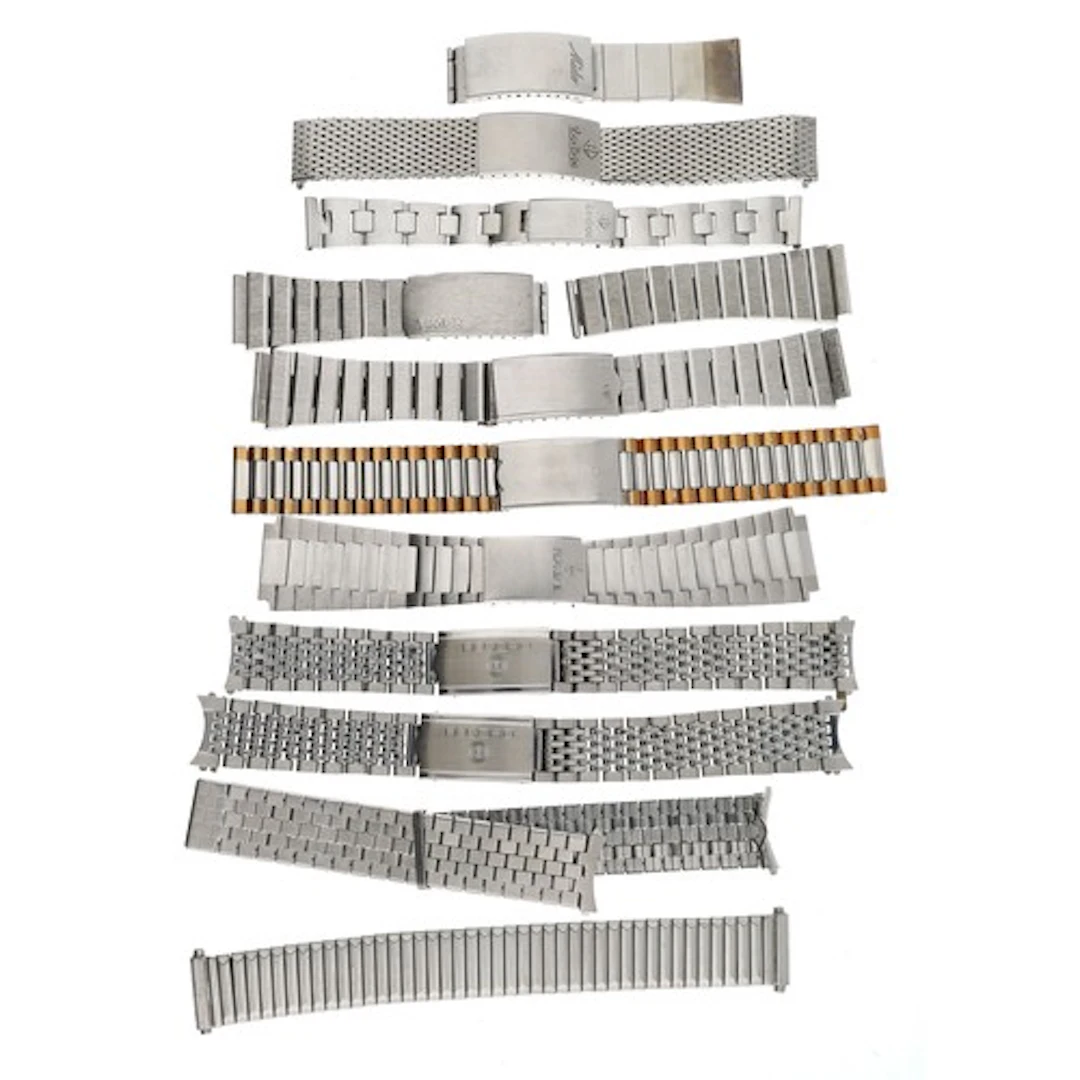 Quantity of assorted principally branded wristwatch bracelet...