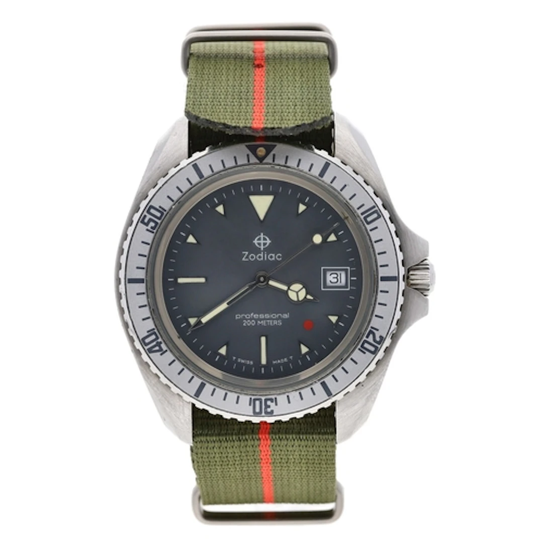 Zodiac Professional 'Red Dot' 200 Meters stainless steel div...