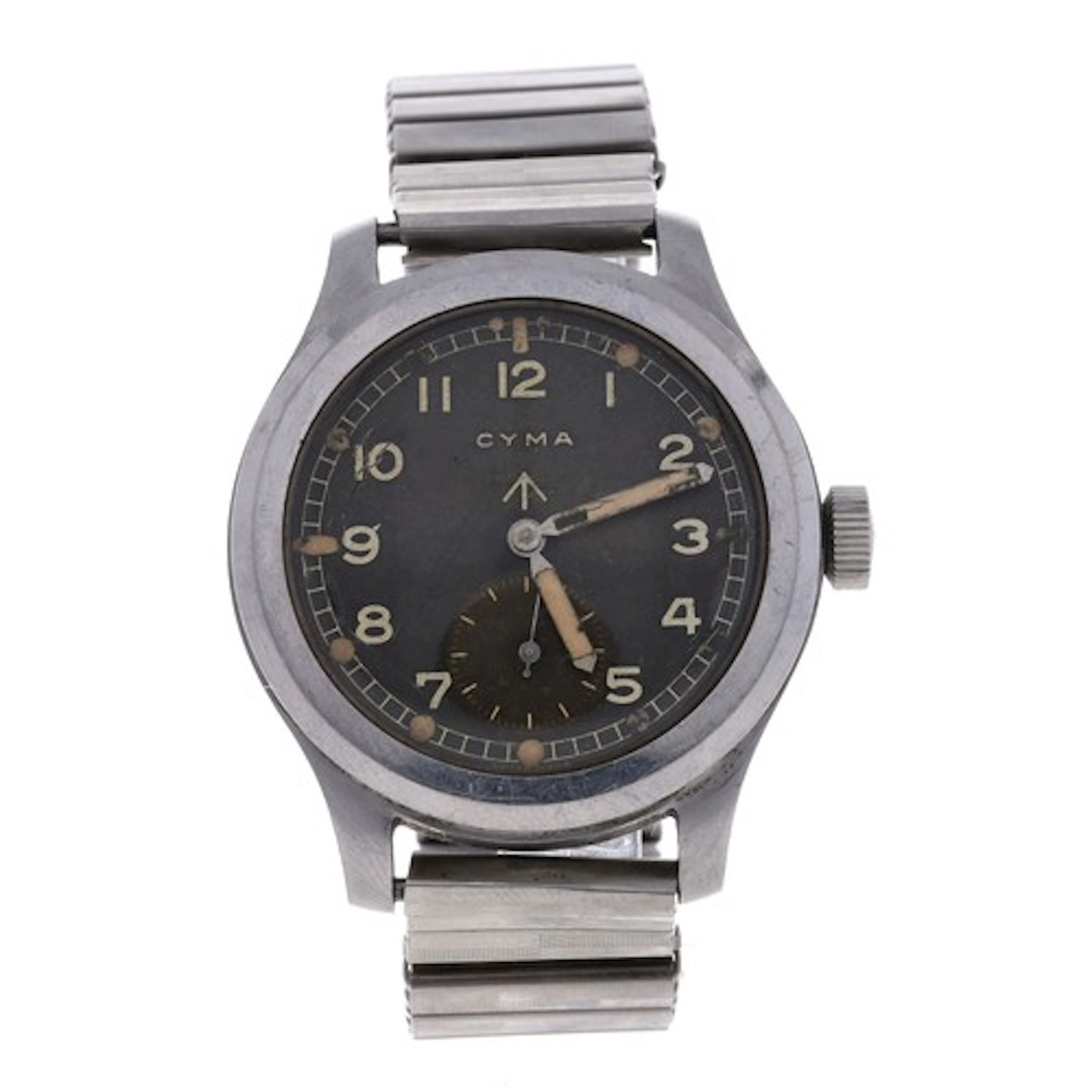 Cyma WWII British Military 'Dirty Dozen' stainless steel gen...